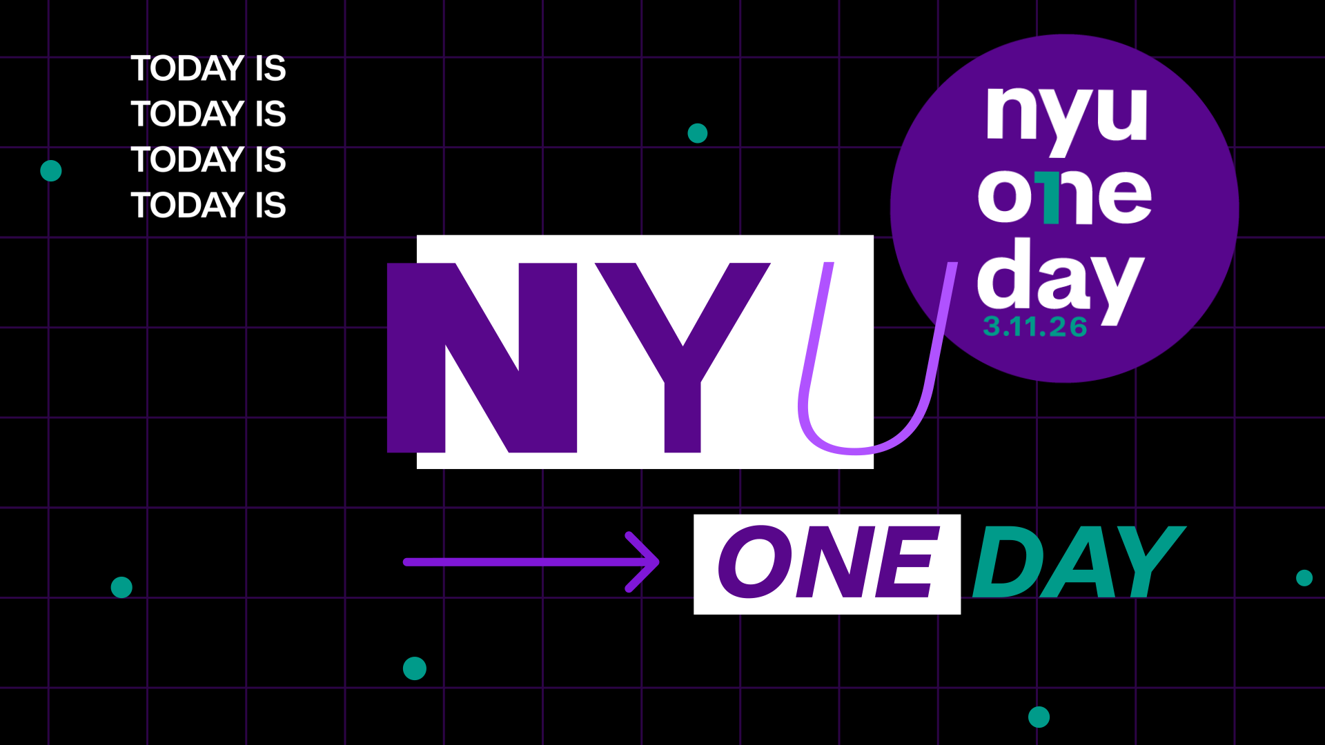 NYU One Day 2026 Socials