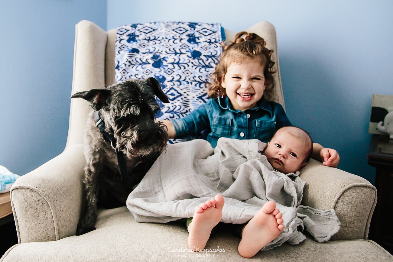 Family Session at Home in Raleigh