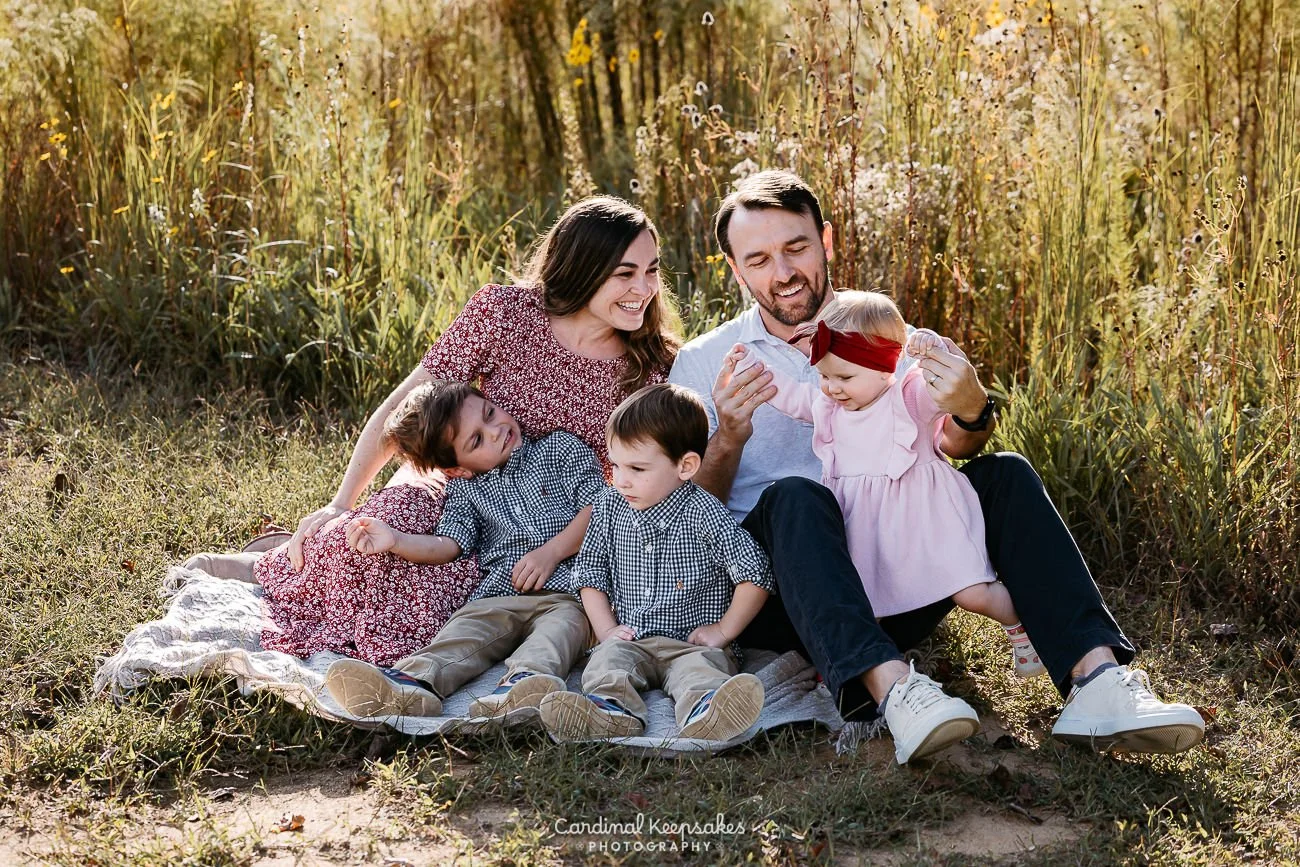 Sunny “Fall” Family Session at Beech Bluff County Park