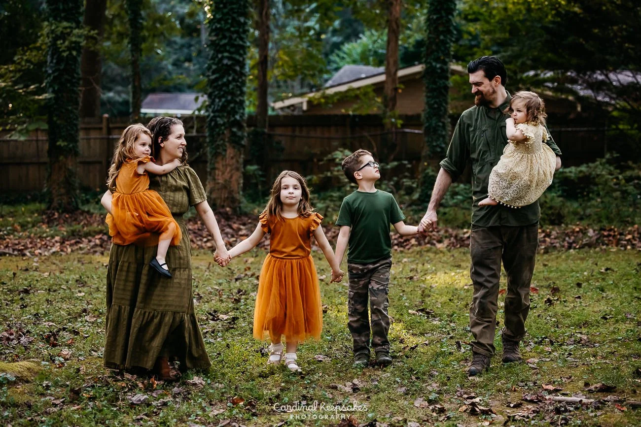 Family Session at Home in Durham