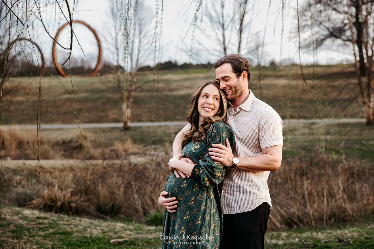 Winter Maternity Session at NCMA
