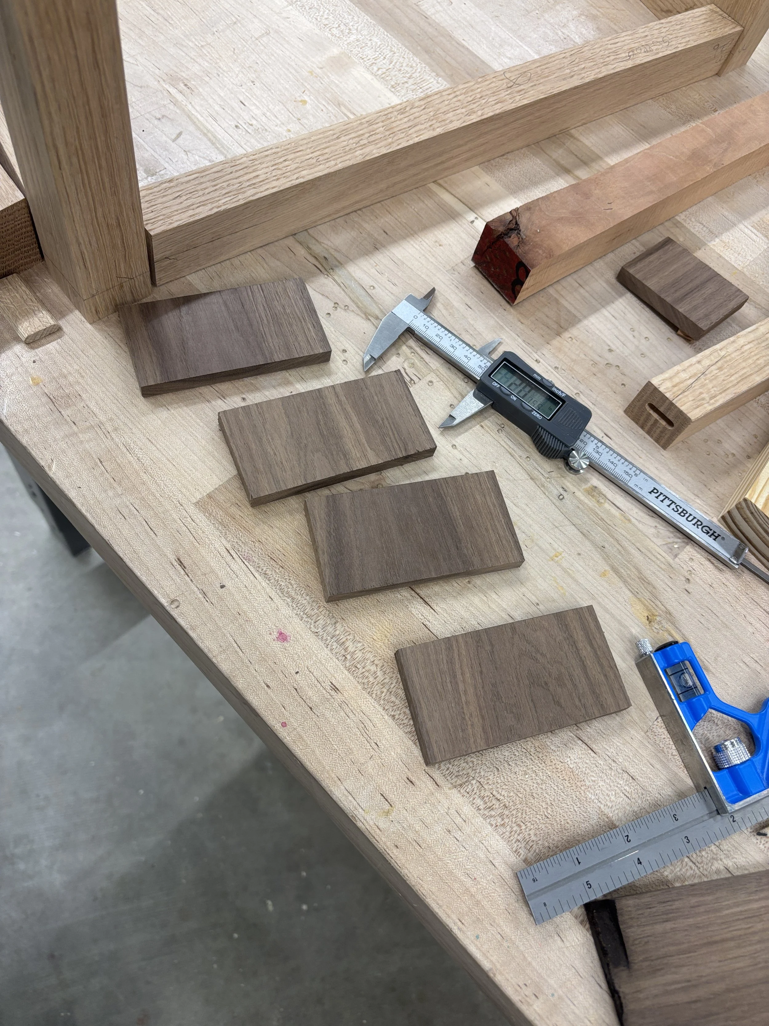 Tenons for slot mortise