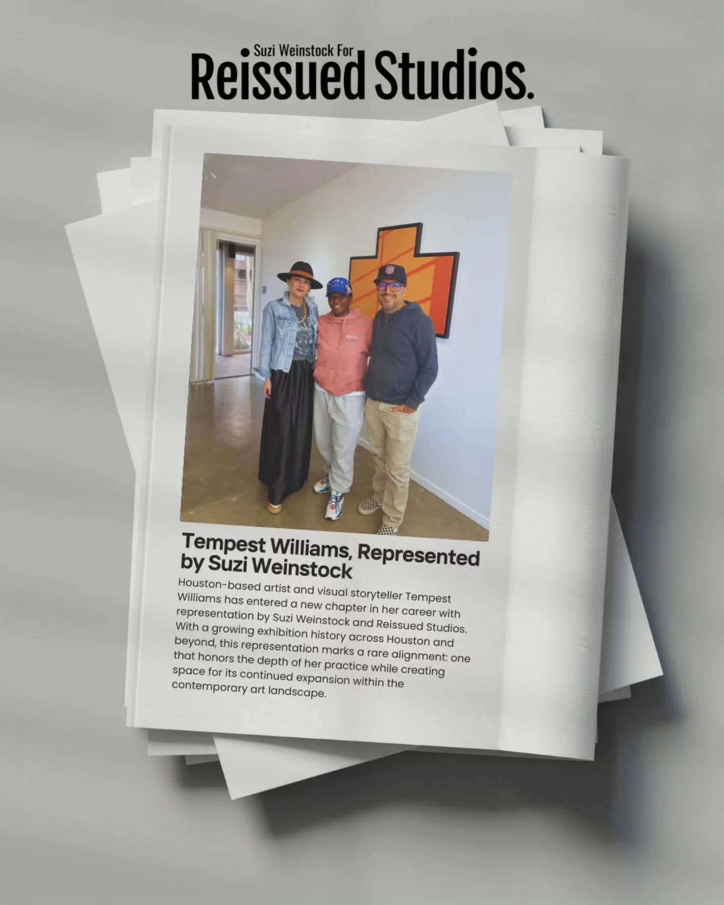 Tempted to see Tempest? The latest work from artist Tempest Williams is currently on display now through February 20th&hellip; with an upcoming show in the works.

Learn more via our website.