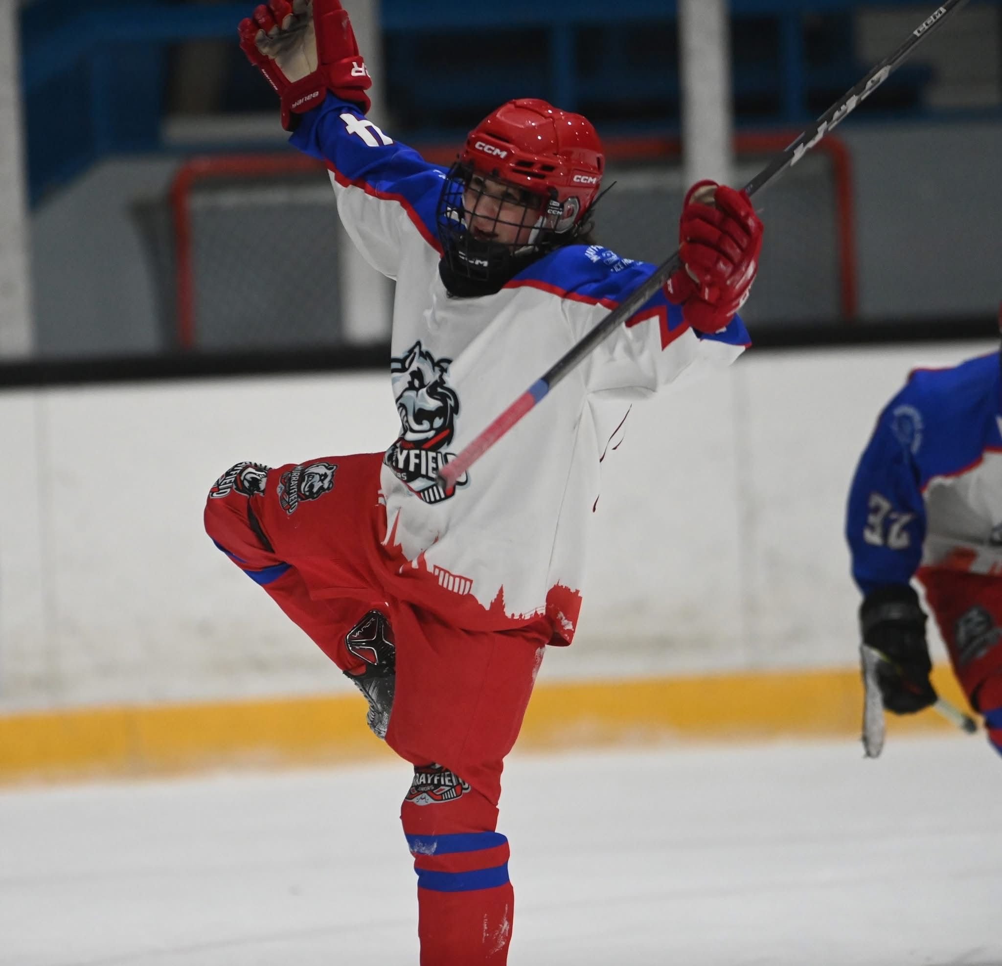 murrayfield junior ice hockey player