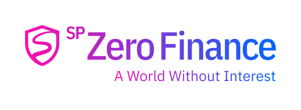 Logo for SP Zero Finance with text 'A World Without Interest'