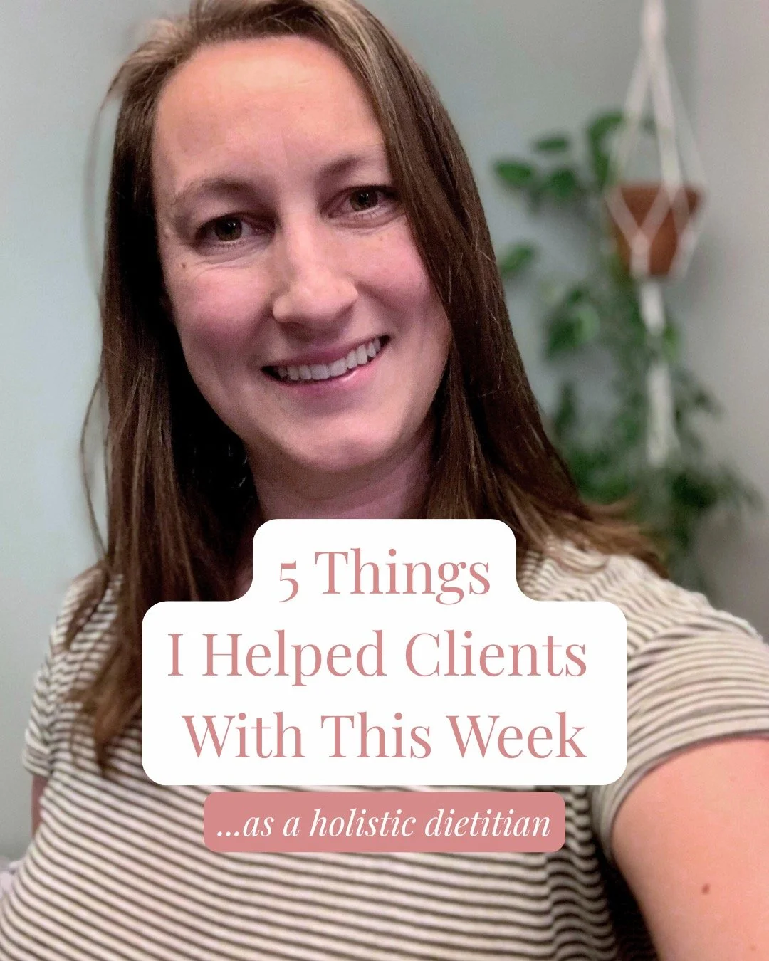 Working with a dietitian can feel scary before your first visit. What if they are judgey, make strict rules or what if I don't like kale?

As a holistic dietitian, I'm not handing out diets. Instead, I&rsquo;m:

✨listening to my clients to get the fu