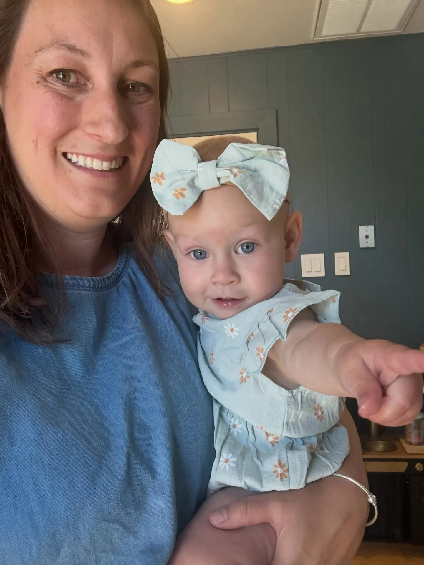 And just like that we have a 1 year old! Our sweet Georgia is bubbly and cuddly, loves to giggle and will absolutely be keeping up with her sister. We love you! 🥰💕