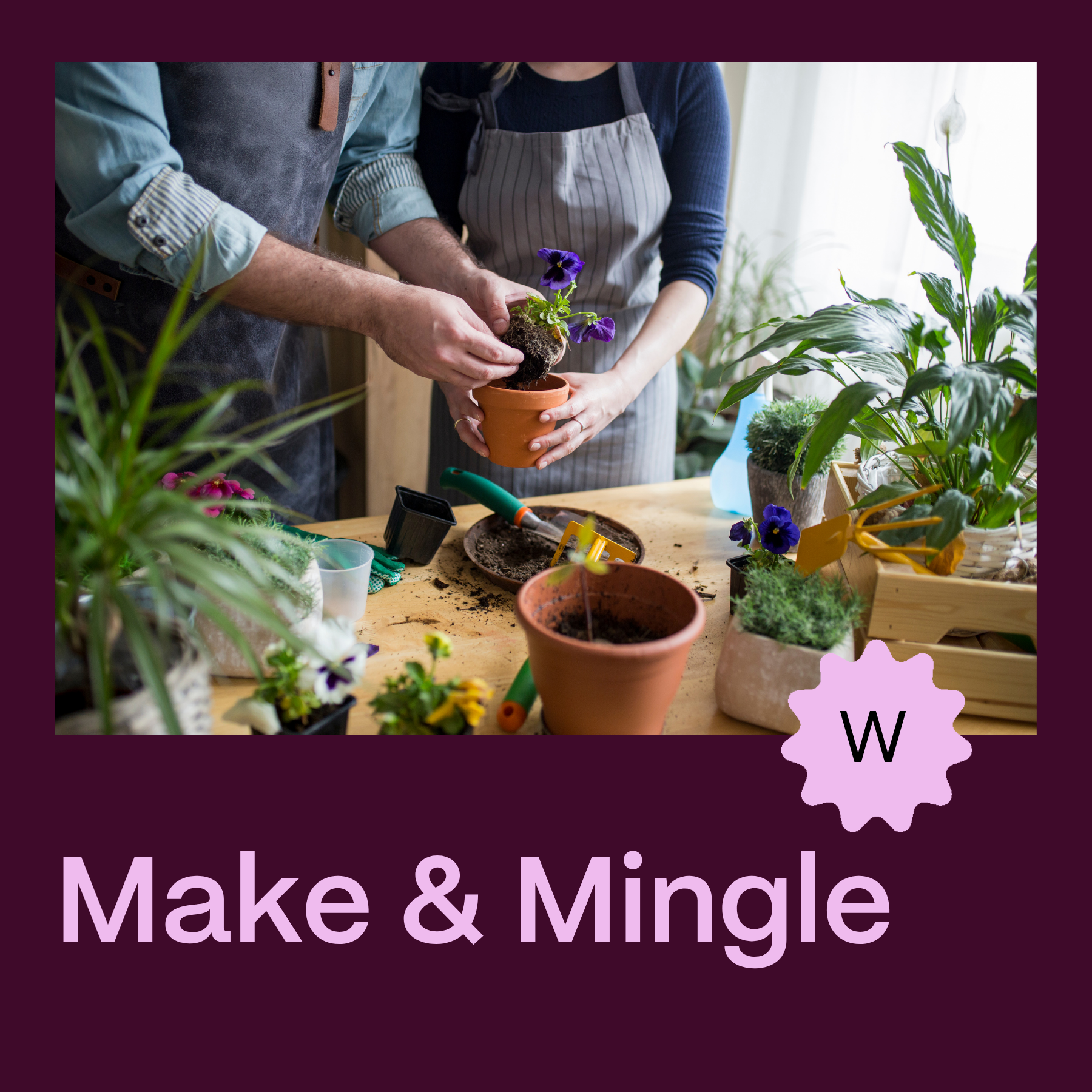 Make &amp; Mingle | Kokedama - Japanese Planting Class