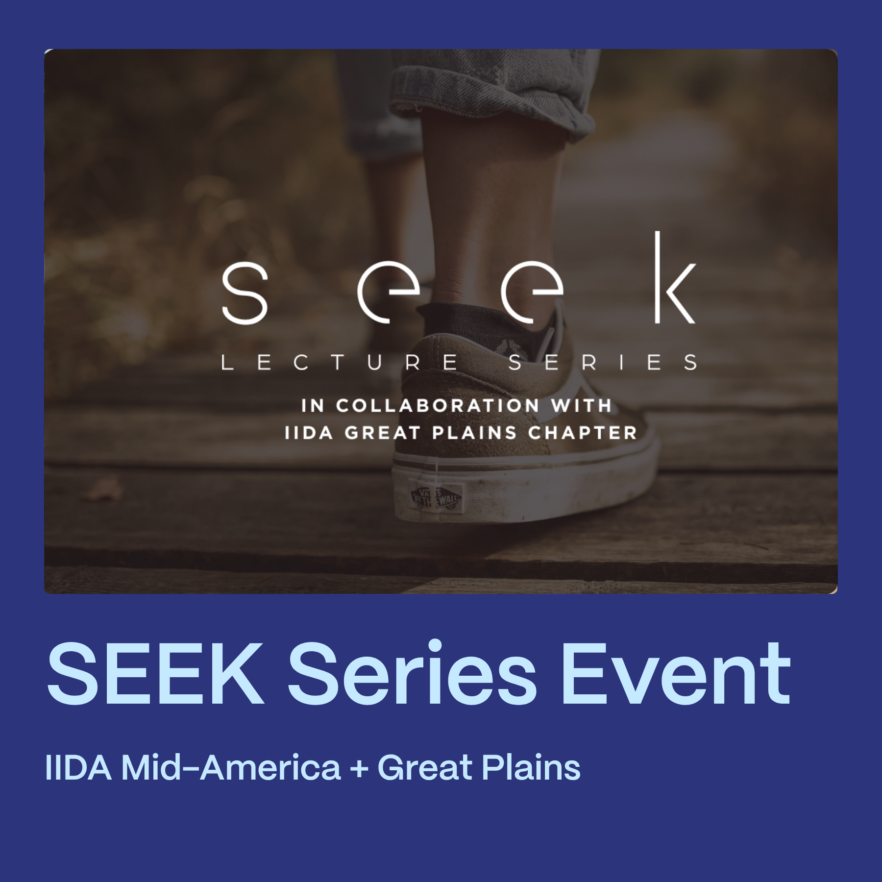 SEEK Series - “Off the Beaten Path”