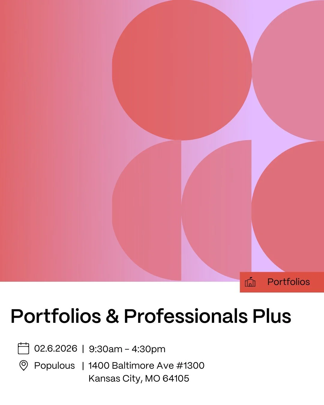 IIDA Campus Relations is hosting our annual &ldquo;Portfolios and Professionals PLUS&rdquo; event Friday, February 6th, 2026 at Populous Kansas City. This event connects students with professionals in the interior design field for portfolio reviews a