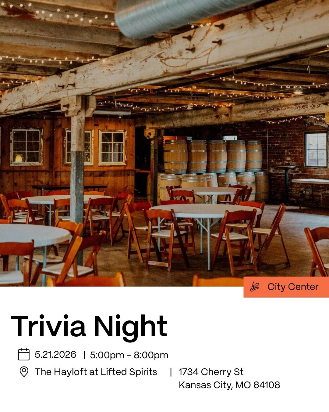Join us for an evening of friendly competition and unforgettable fun at our upcoming Trivia Night on Thursday, May 21st! Doors open at 5:00 PM and trivia will start promptly at 6:00 PM. Expect surprising facts, lots of laughs, and plenty of &ldquo;wh