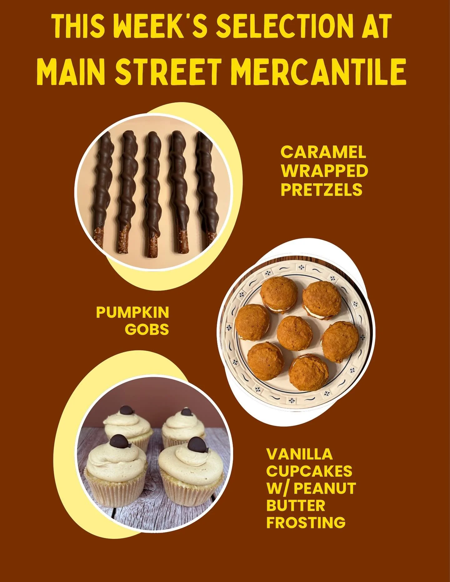 Stop in this week @mainstreetmercantileba and try some new goodies!🤎🍫🧡