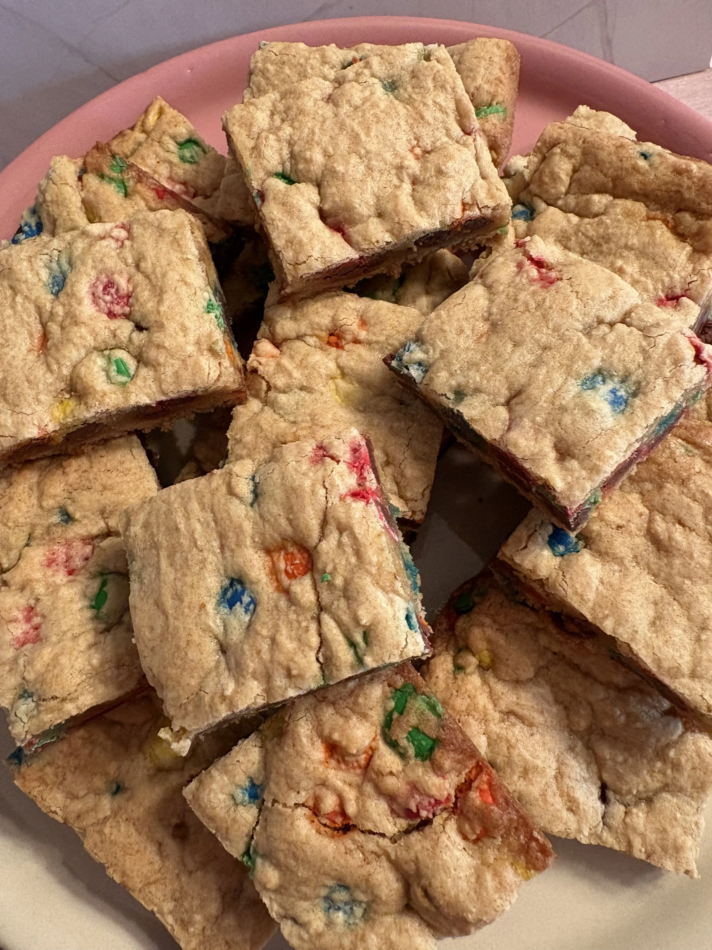 M&M Blondies - Dozen
