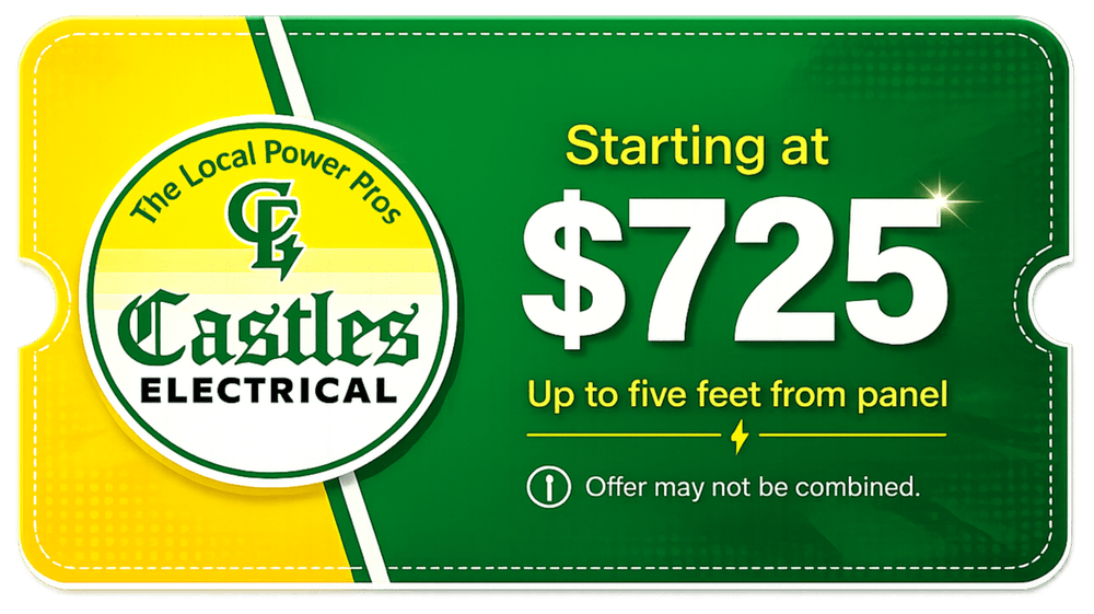 Castles Electrical offer: special financing options. Call now. Some restrictions may apply.