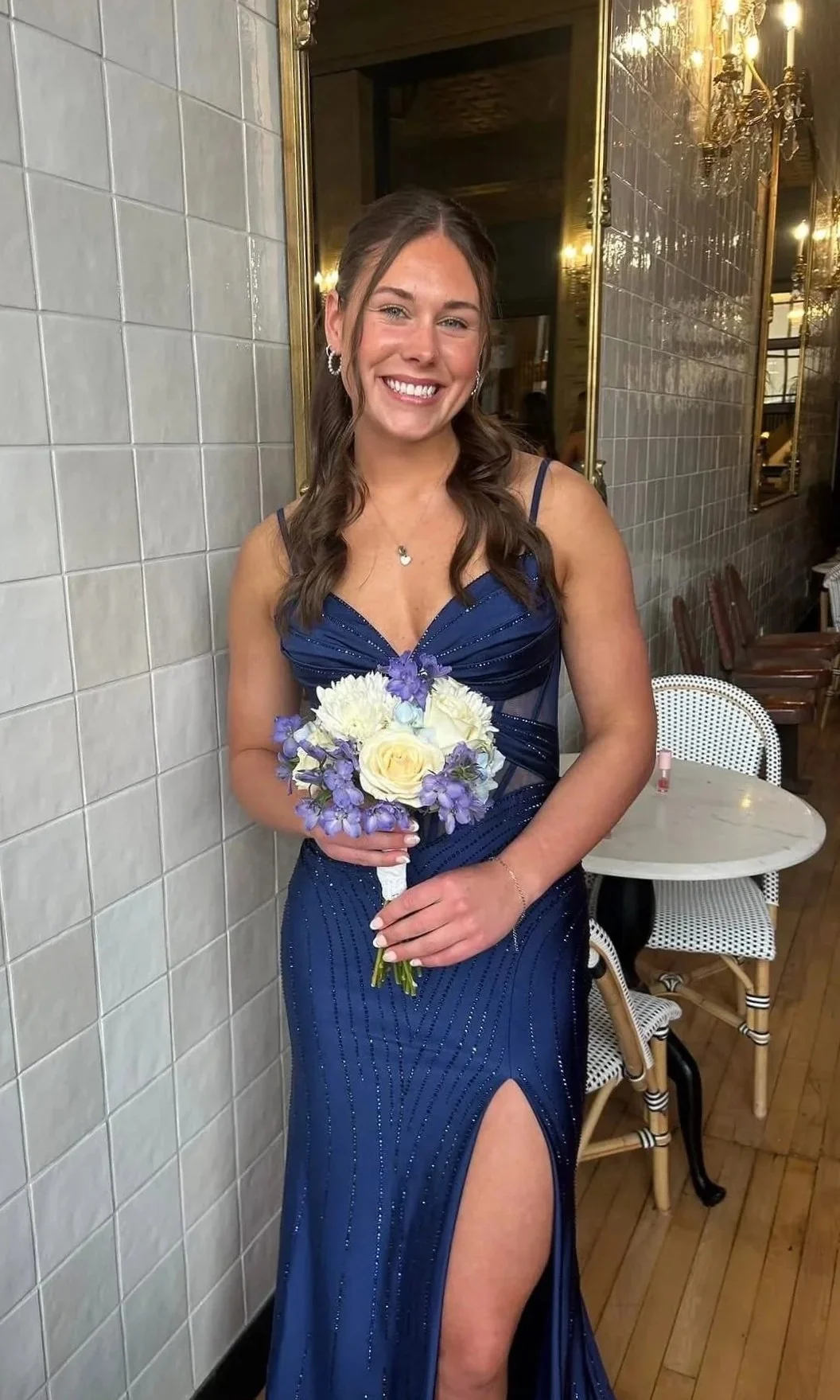 PROM customizable wrapped bouquet