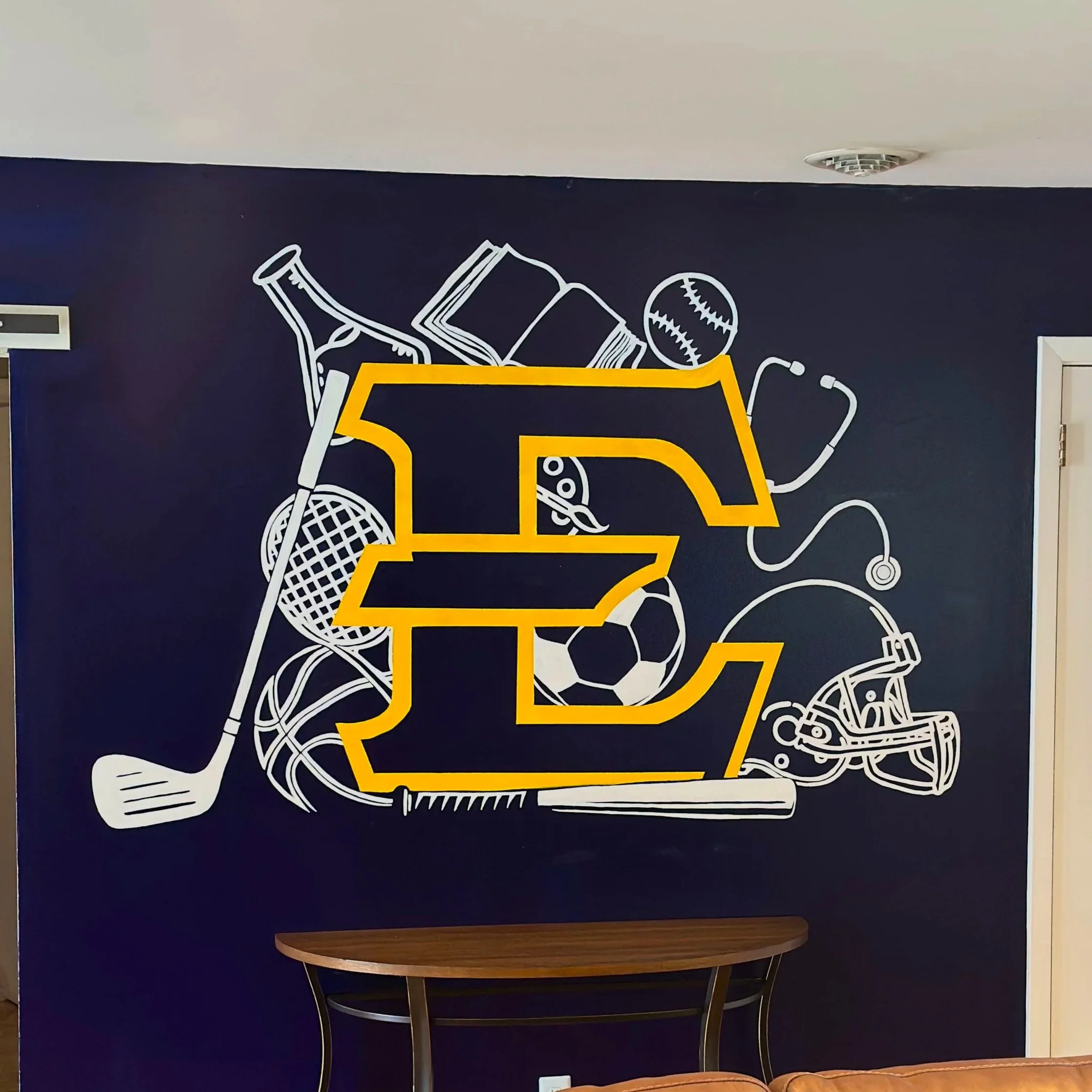 ETSU Mural in Rental Property
5 x 5' Acrylic on Interior Wall