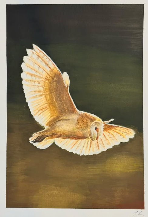 "Morning Warmth"
8 x 10" Gouache on 140 lbs Cold Pressed Watercolor Paper