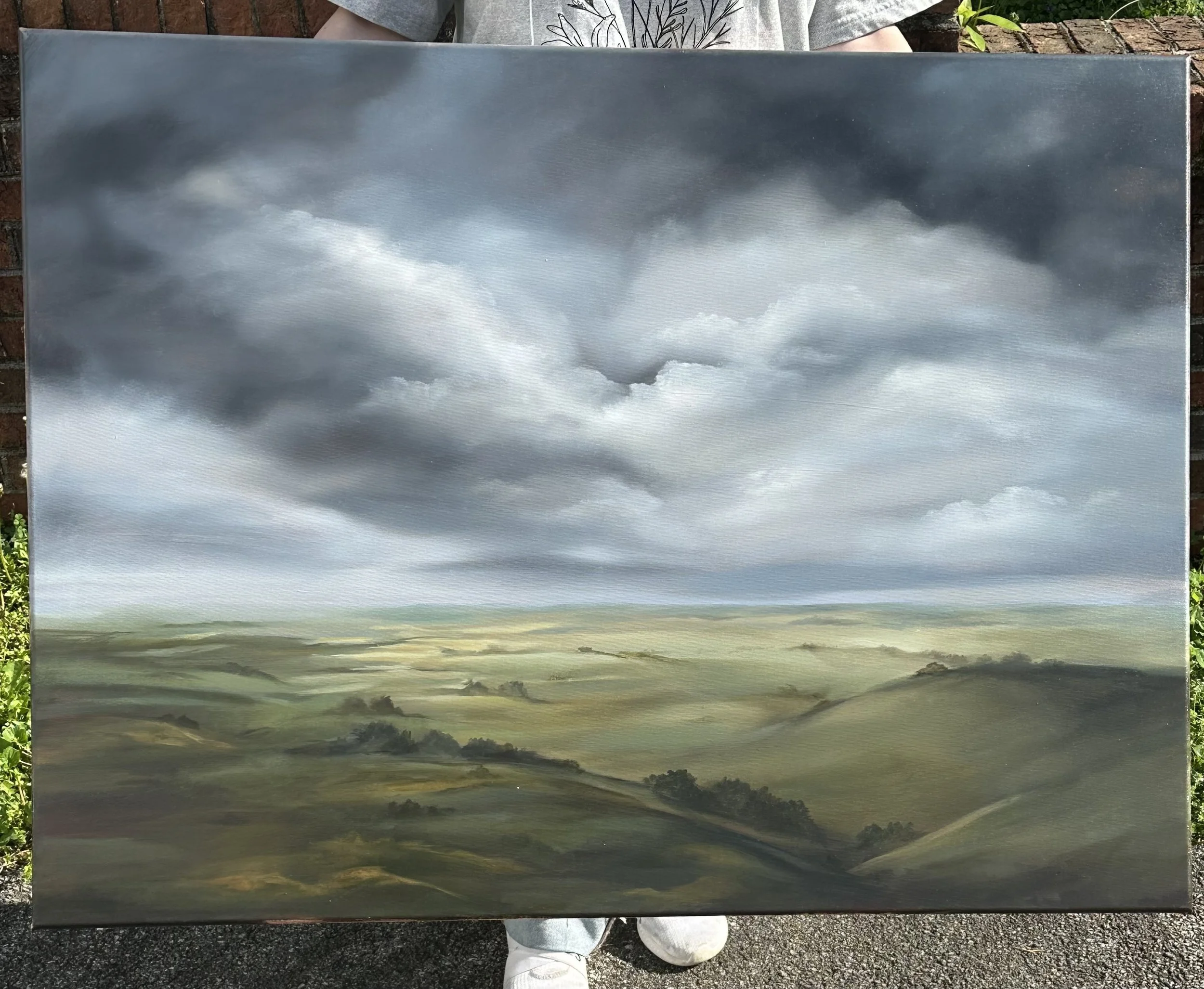 "Calm Before the Storm"
24 x 32" Oil on Canvas