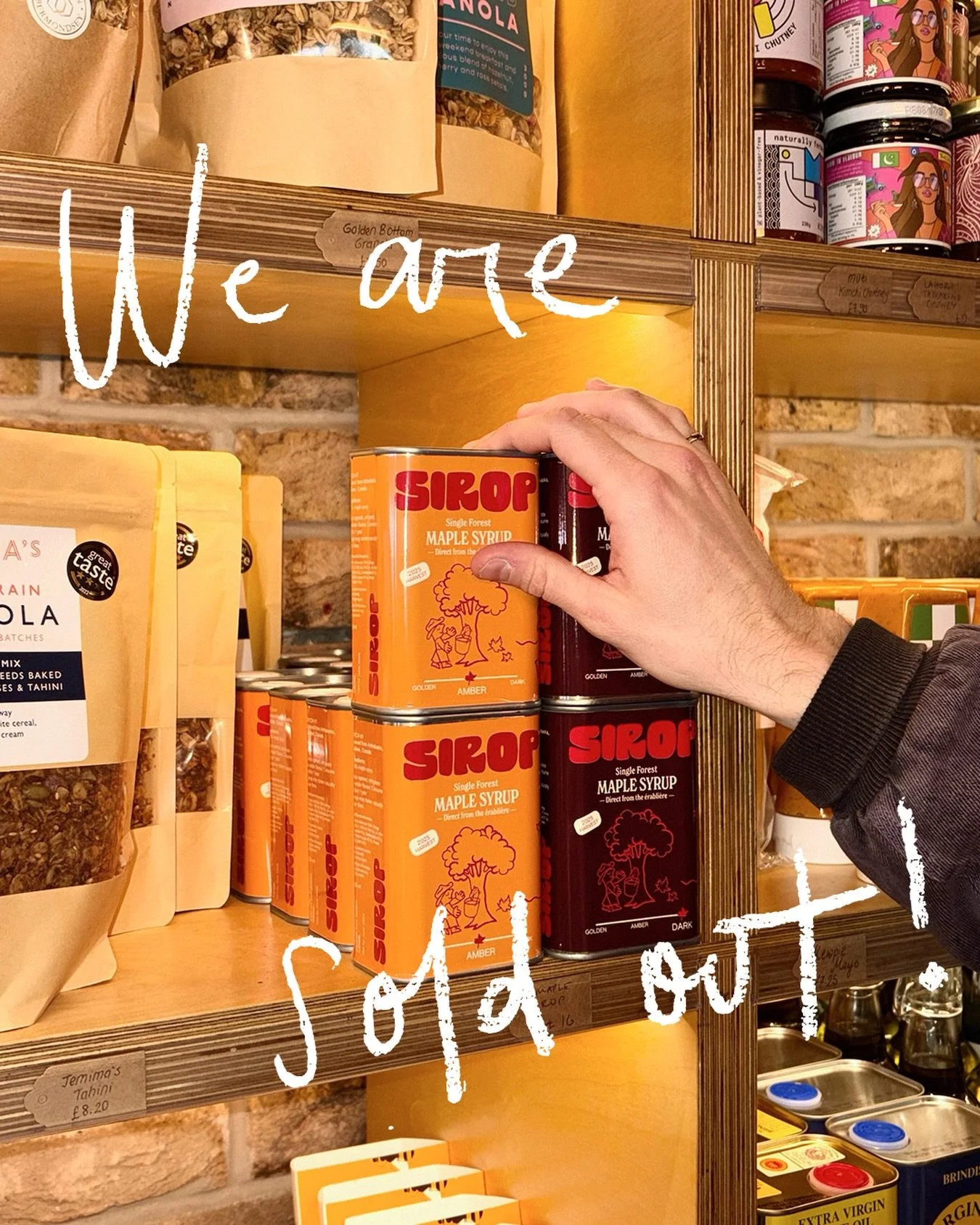 Eeek&hellip; nearly 3 months in and we&rsquo;re officially sold out. Starting a business from your living room is no small feat, it seems!

What started as a small trial -  a way to test whether the UK was ready for truly great maple syrup - has quic