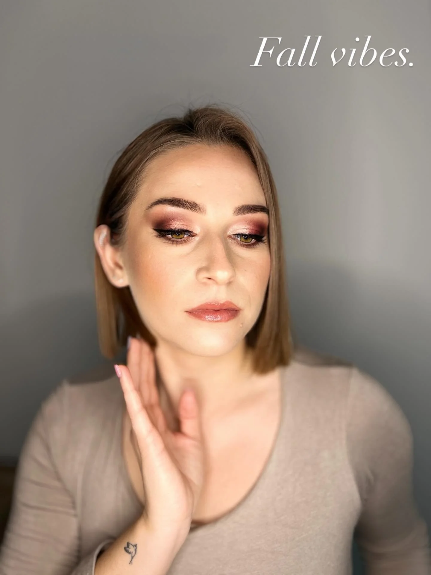 #fall #autumn #burgundy #makeup