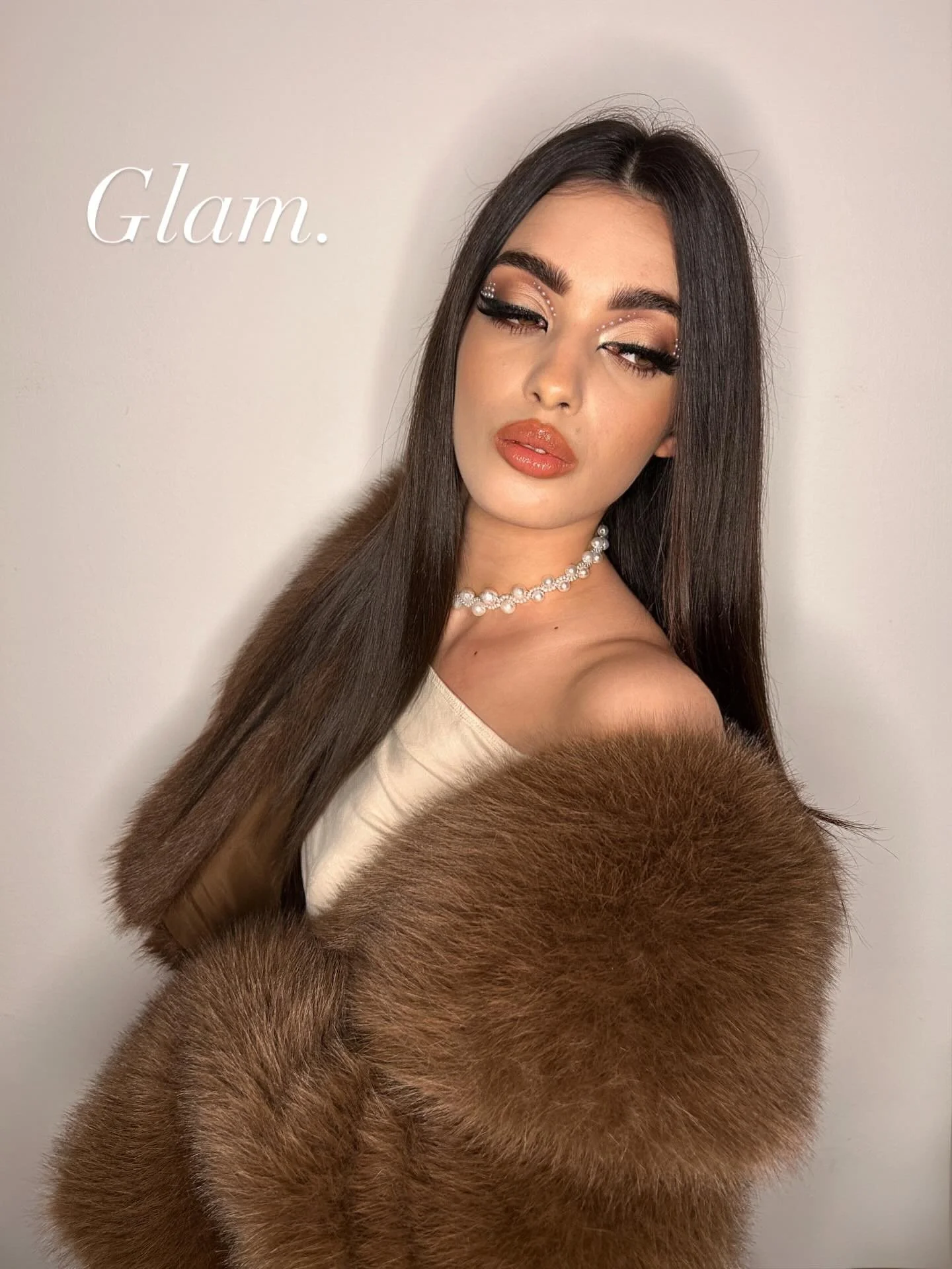 Glam. #makeup #glam #makeupartist #halfcutcrease