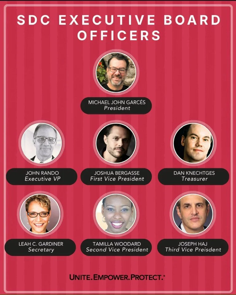 Here&rsquo;s to keeping good company with some REALLY fine colleagues for the next three years! SDC - Unite, Empower, Protect.