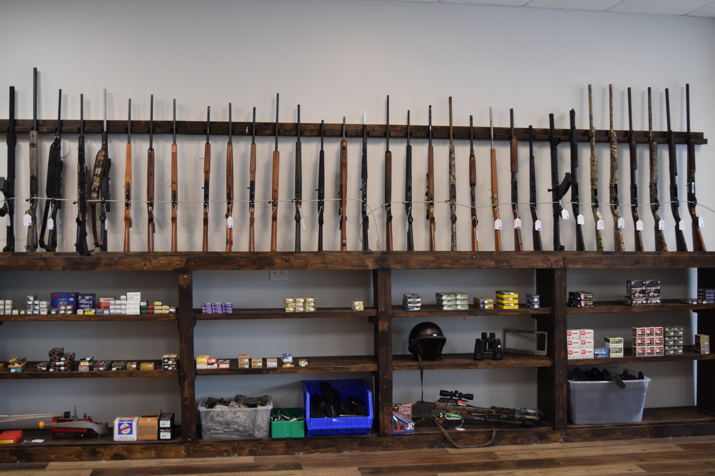 Firearm Display in Store