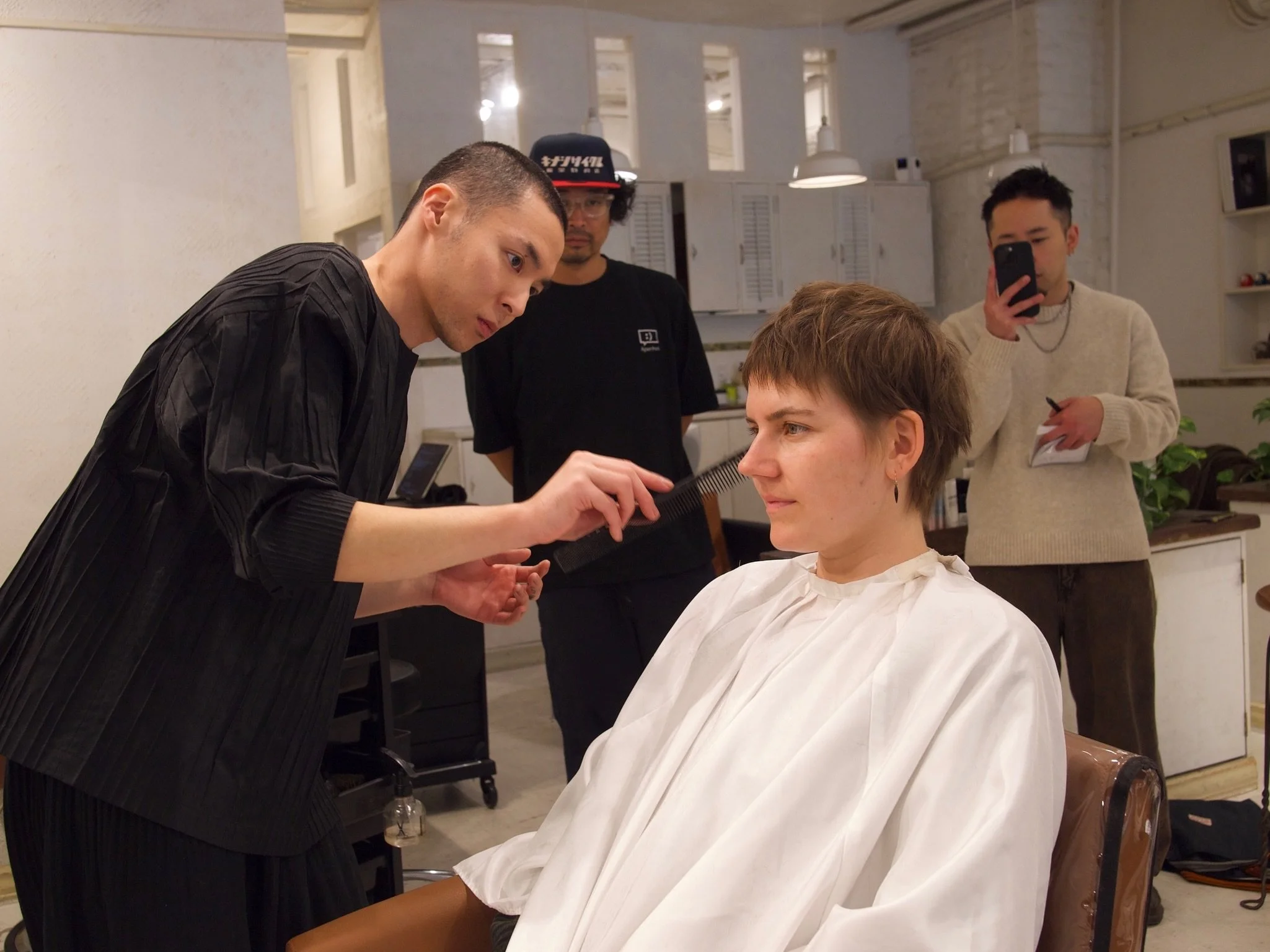 Next session is on Monday, 6/15 ✂️ Shaggy styles for short hair taught by Kazuma @kk_haircuts