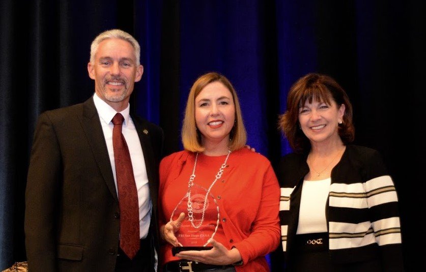 2019 Chapter of Excellence Award - Ingrid Accepts