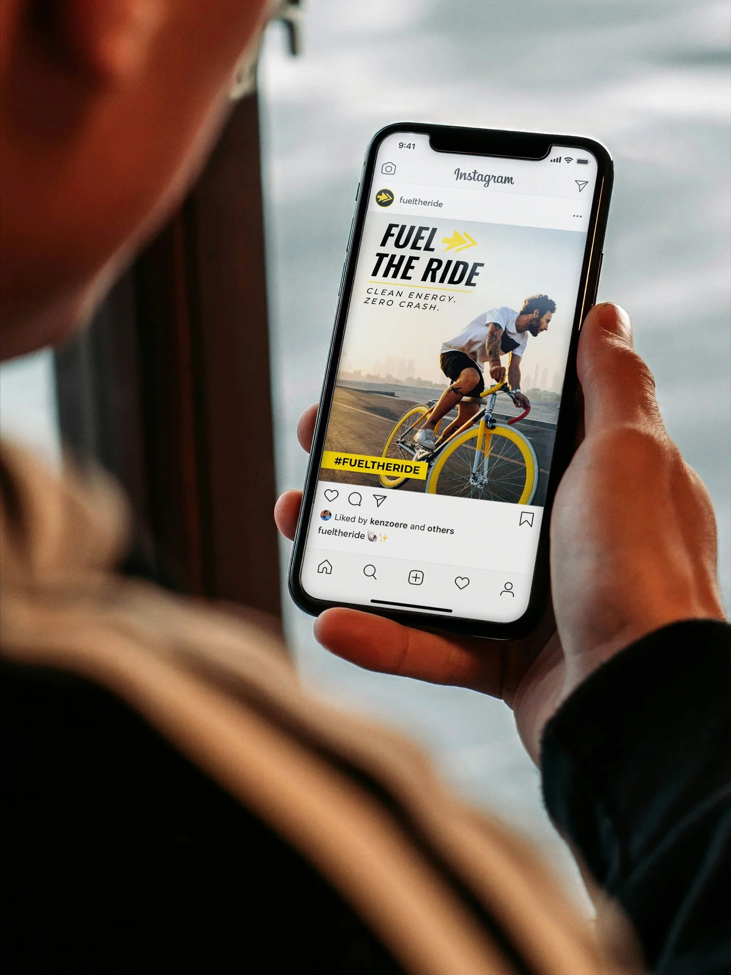 Instagram Campaign Mockup | Mobile-first campaign layout adapted for social media, with the subject, message, and branding reframed for vertical viewing.