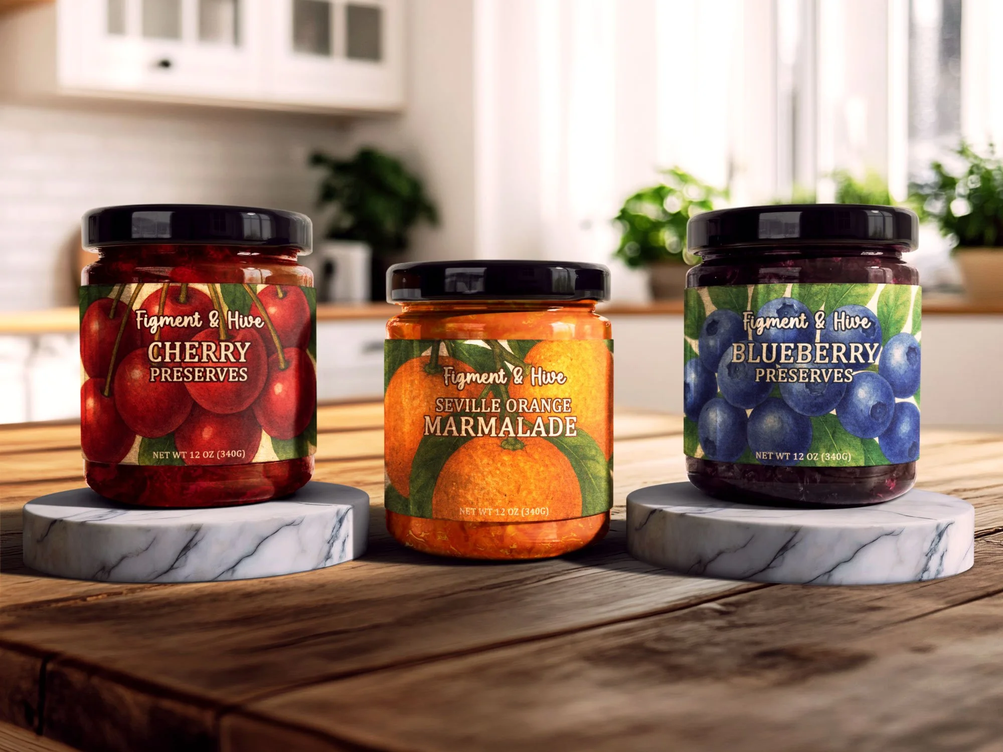 From concept to shelf. This project included end-to-end brand development—starting with custom graphic label design, followed by seamless environmental compositing. I transformed a generic 3D mockup into a premium, market-ready retail asset.