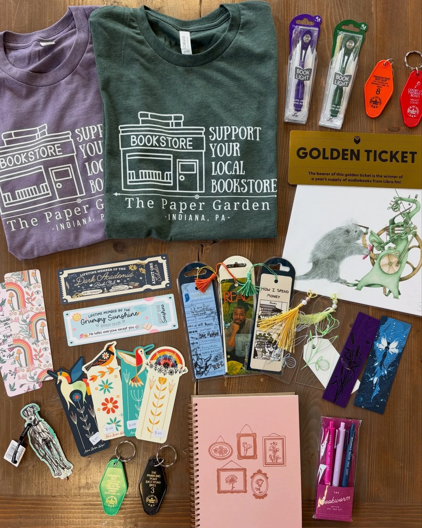 We&rsquo;re asking for your help! Independent Bookstore Day is coming up on April 25th and we have many bookish items to celebrate. T-shirts, pens, bookmarks galore, and so much more!

Could you share this post &amp; say what you like about the Paper