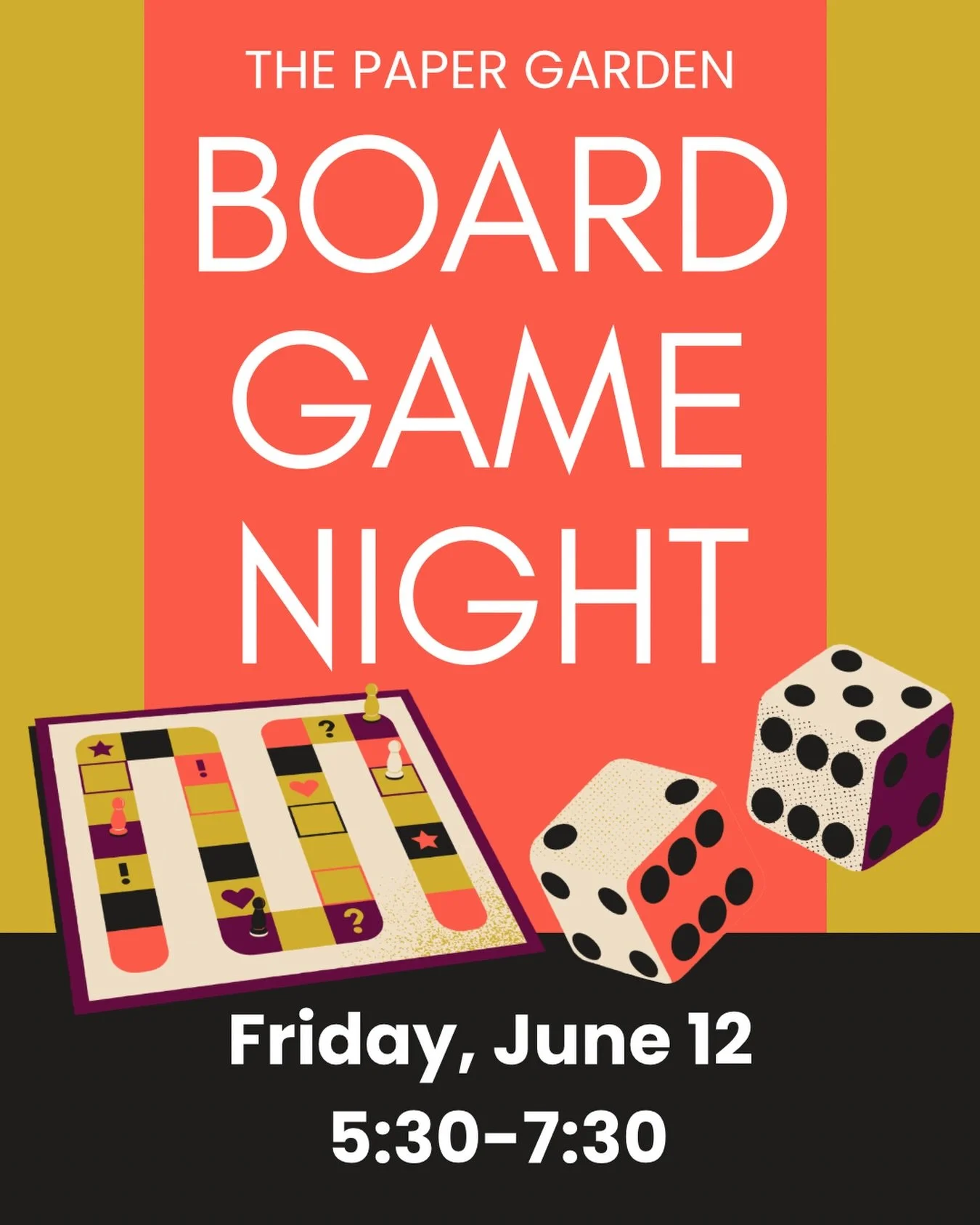 Board game night is this week and we hope you&rsquo;re ready to play!