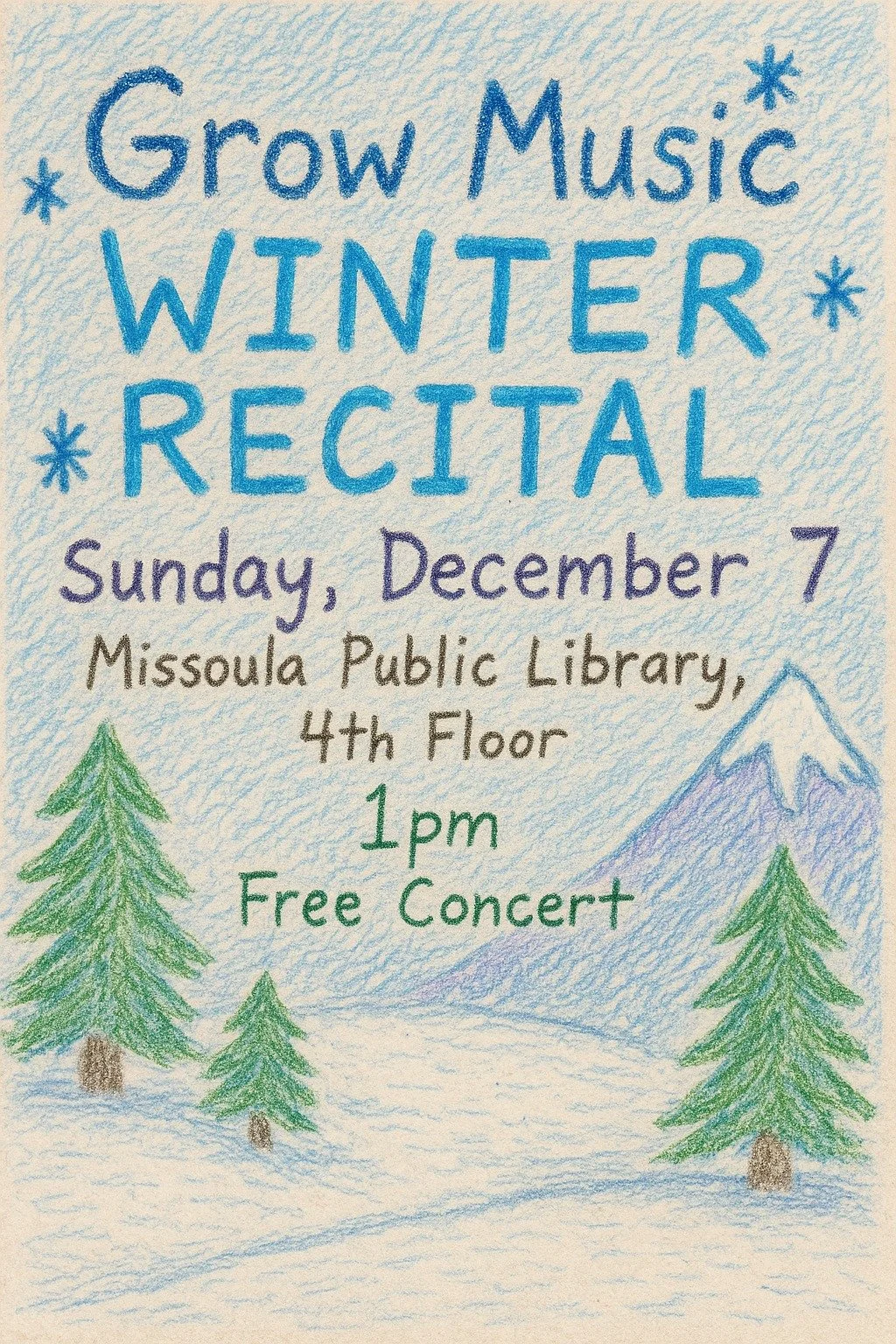 Grow Music Winter Recital