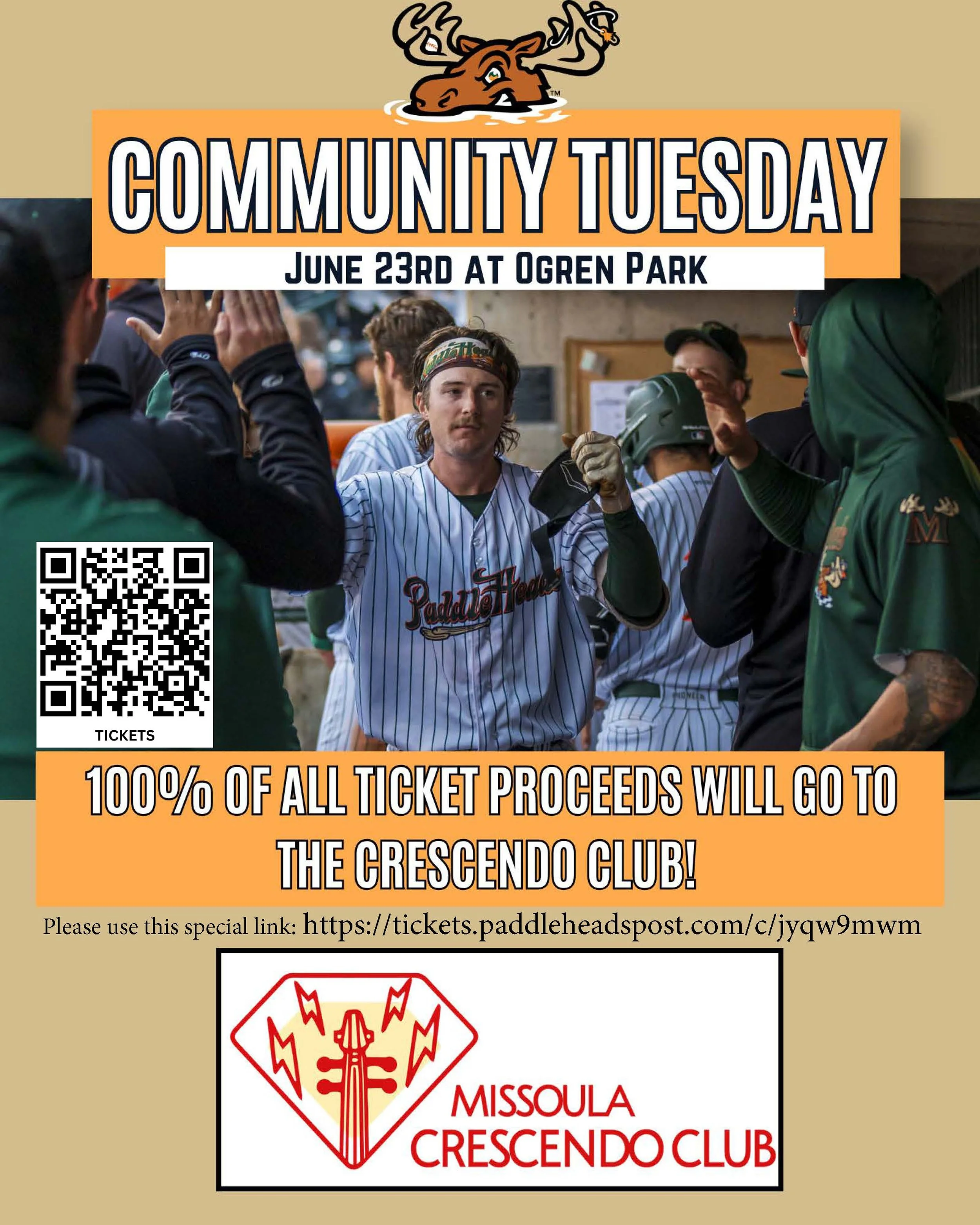 Paddleheads Community Night with Crescendo Club!