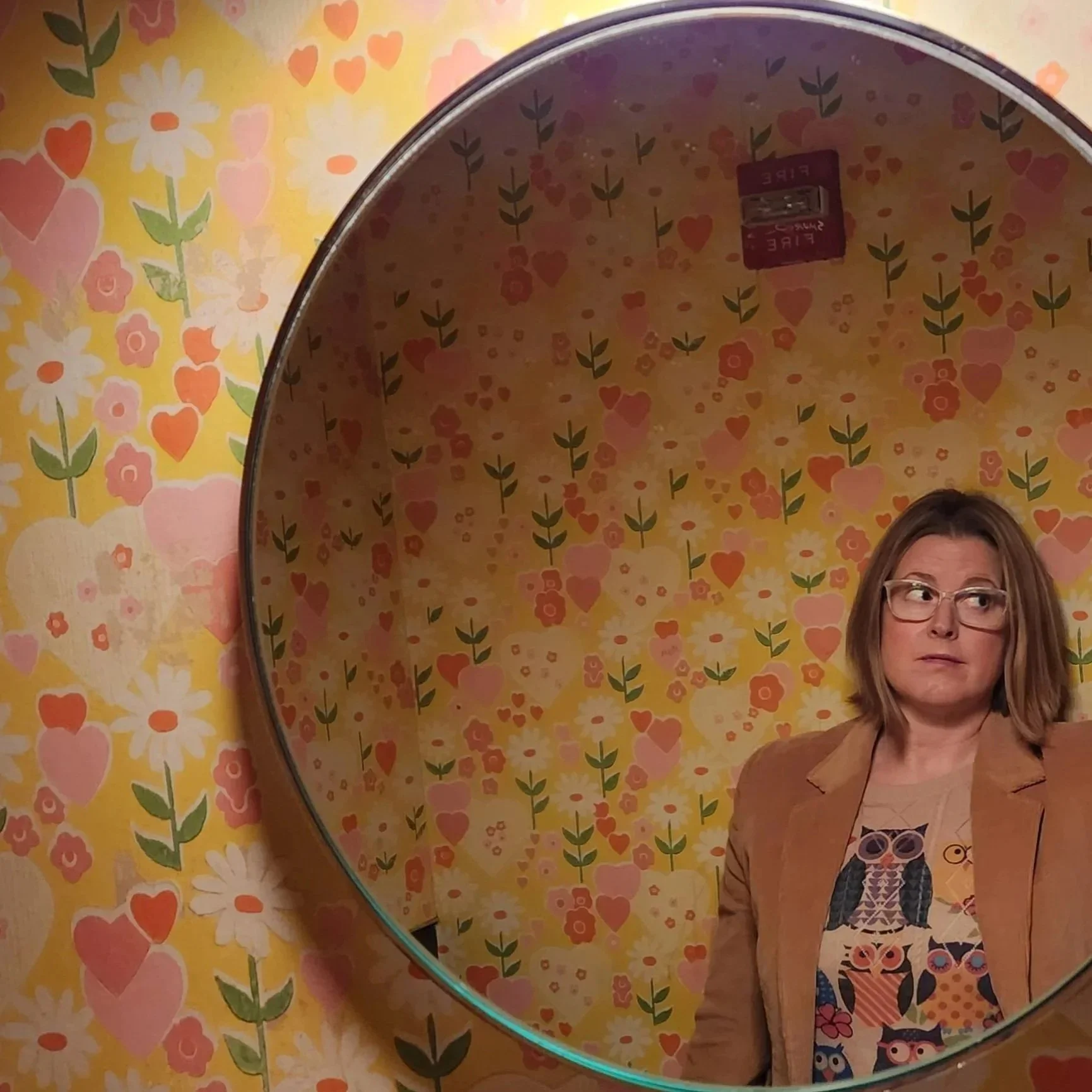 How could Jessica Catron not take a selfie in this bathroom? Standard Hotel Manhattan, basement bathroom