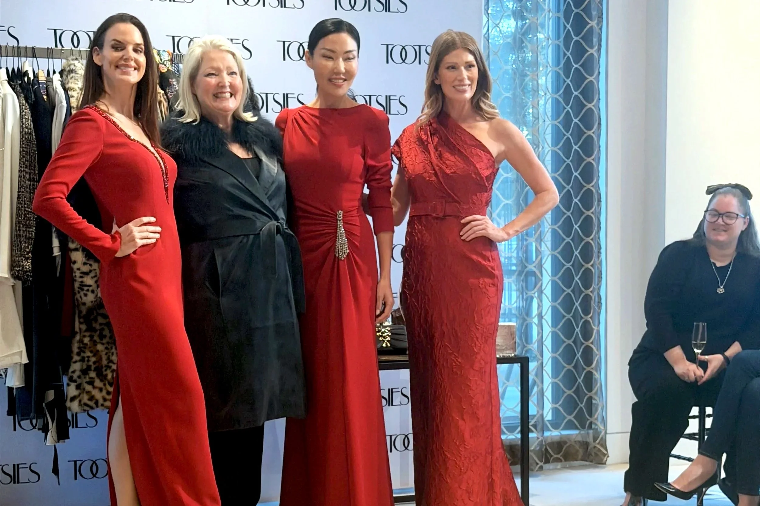 Charity fashion show for the DAR at Tootsies.