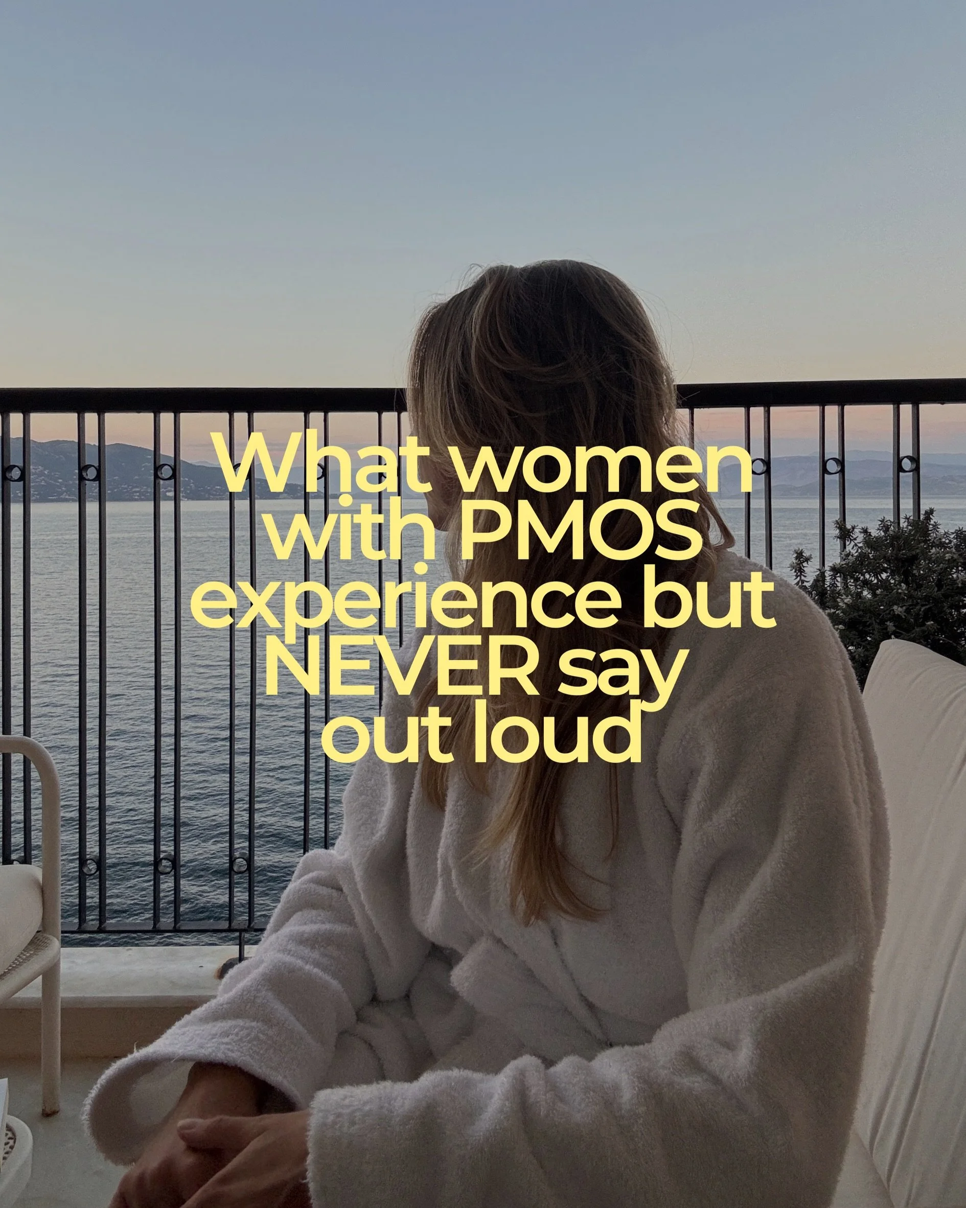 Nobody talks about the emotional side of PMOS.

The part where you do everything you&rsquo;re supposed to do and still feel stuck.

The part where you avoid mirrors.
Where you cancel plans because you don&rsquo;t feel confident.
Where you wonder why 