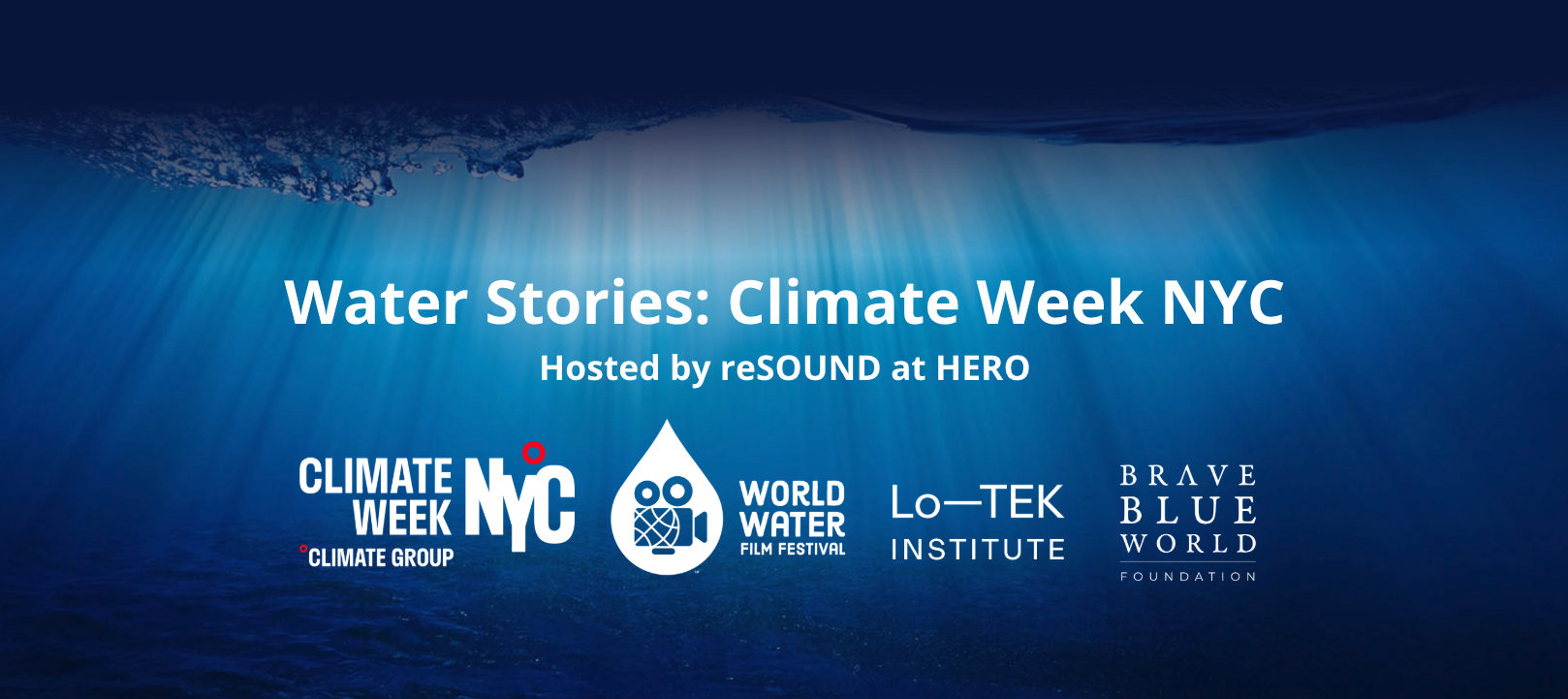 Water Stories: Climate Week NYC