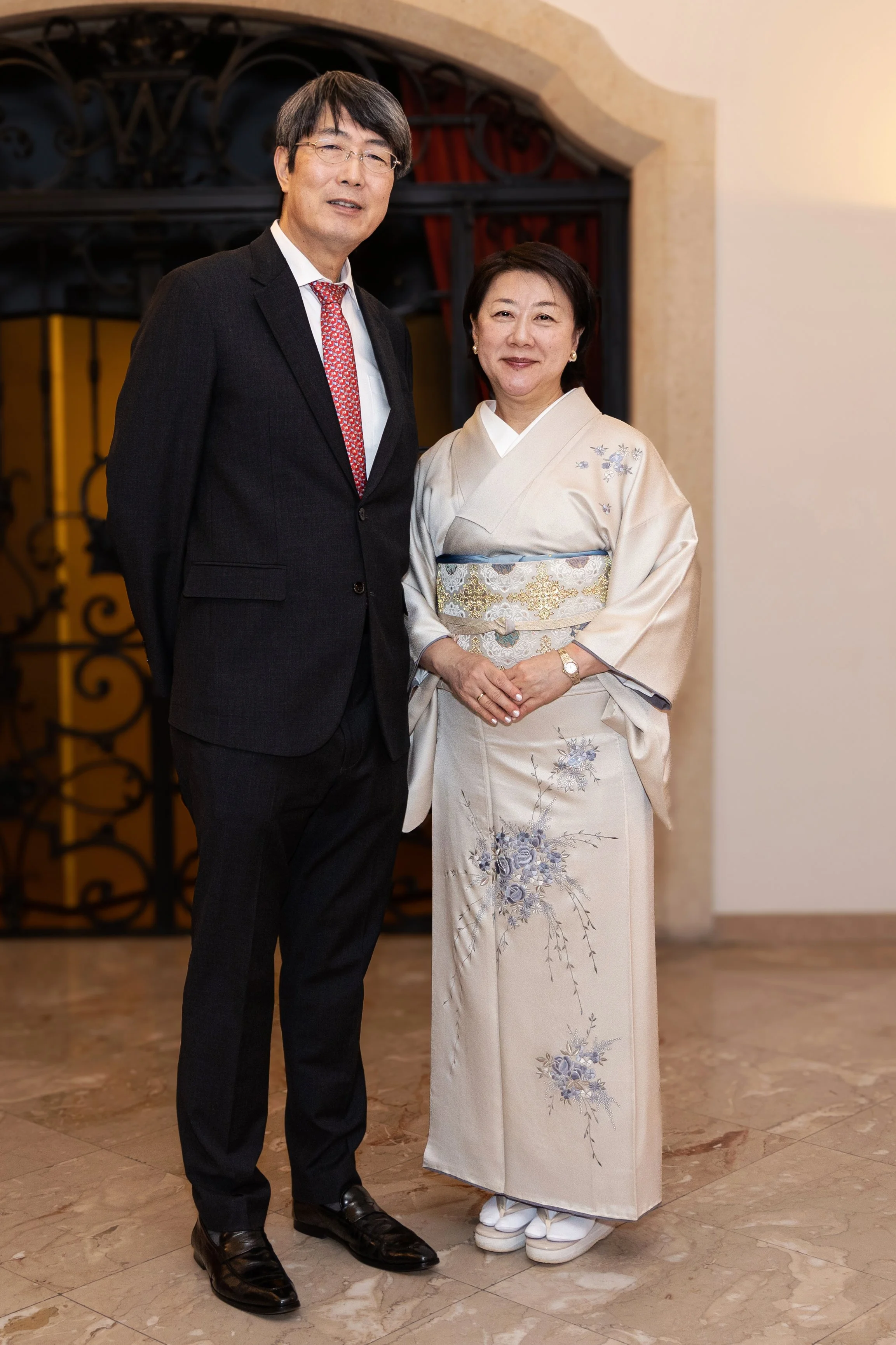 S.E. Kiminori Iwama, Botschafter von Japan in Österreich, und Frau Tomomi Iwama