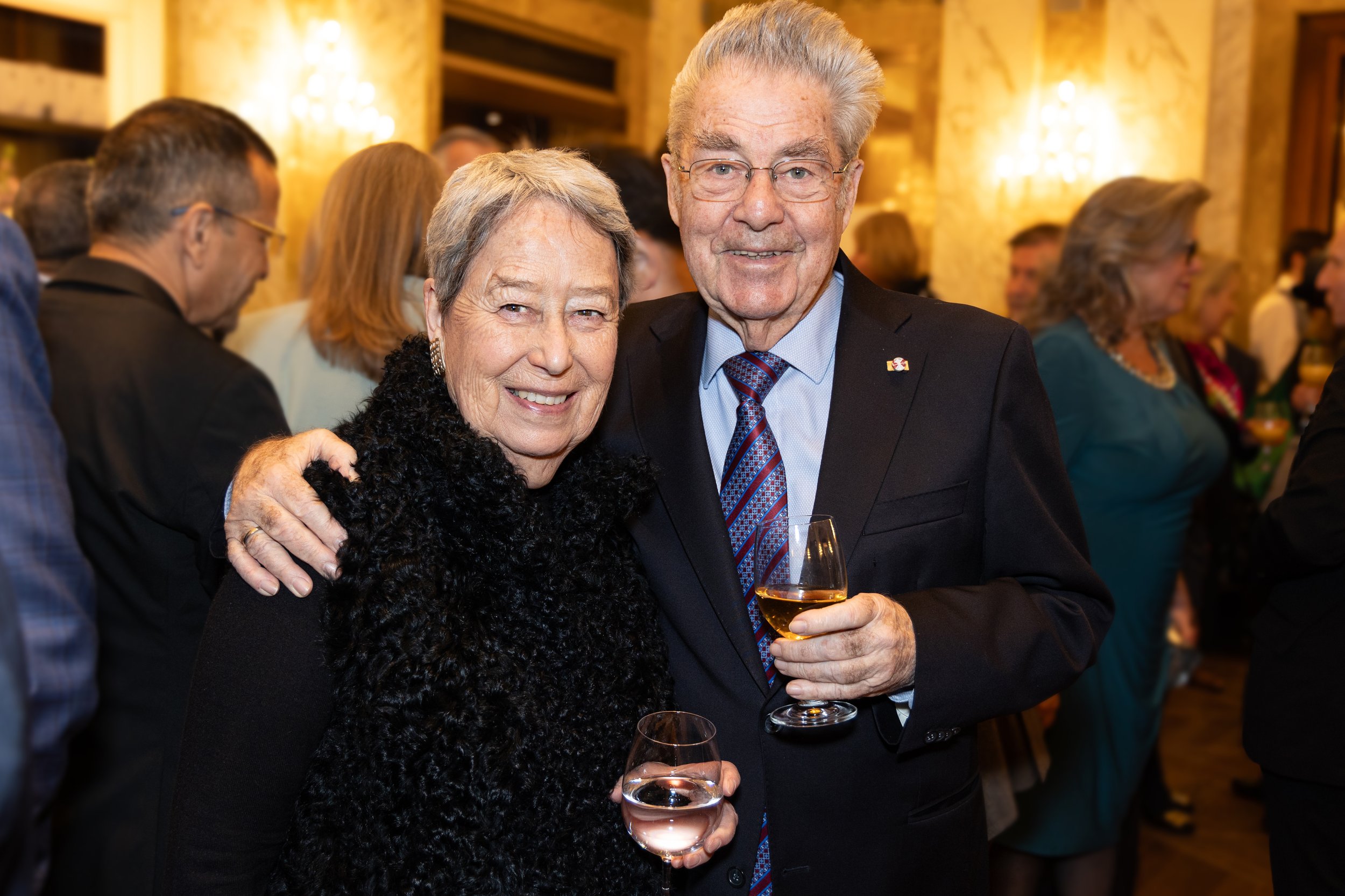 Dr. Heinz Fischer & Margit Fischer - Feier zum Jahrestag der Unabhängigkeit und Befreiung des Staates Kuwait im Hotel Imperial Wien 