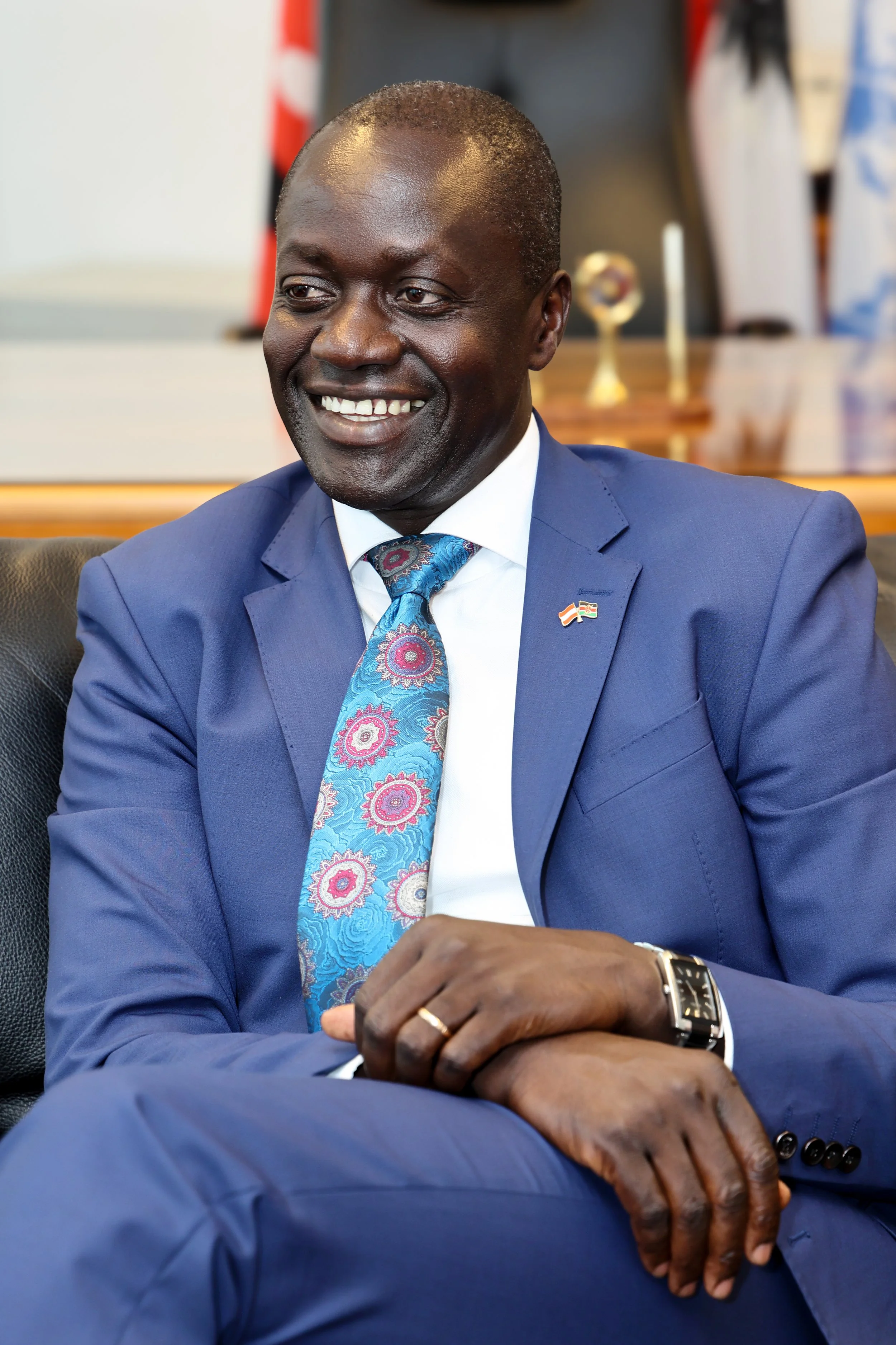S.E. Maurice Odhiambo Makoloo, Botschafter von Kenya in Österreich