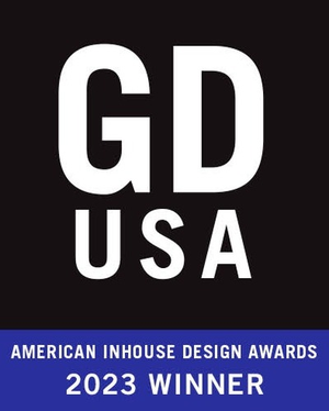 GDUSA 2023 American Inhouse Design Awards winner badge