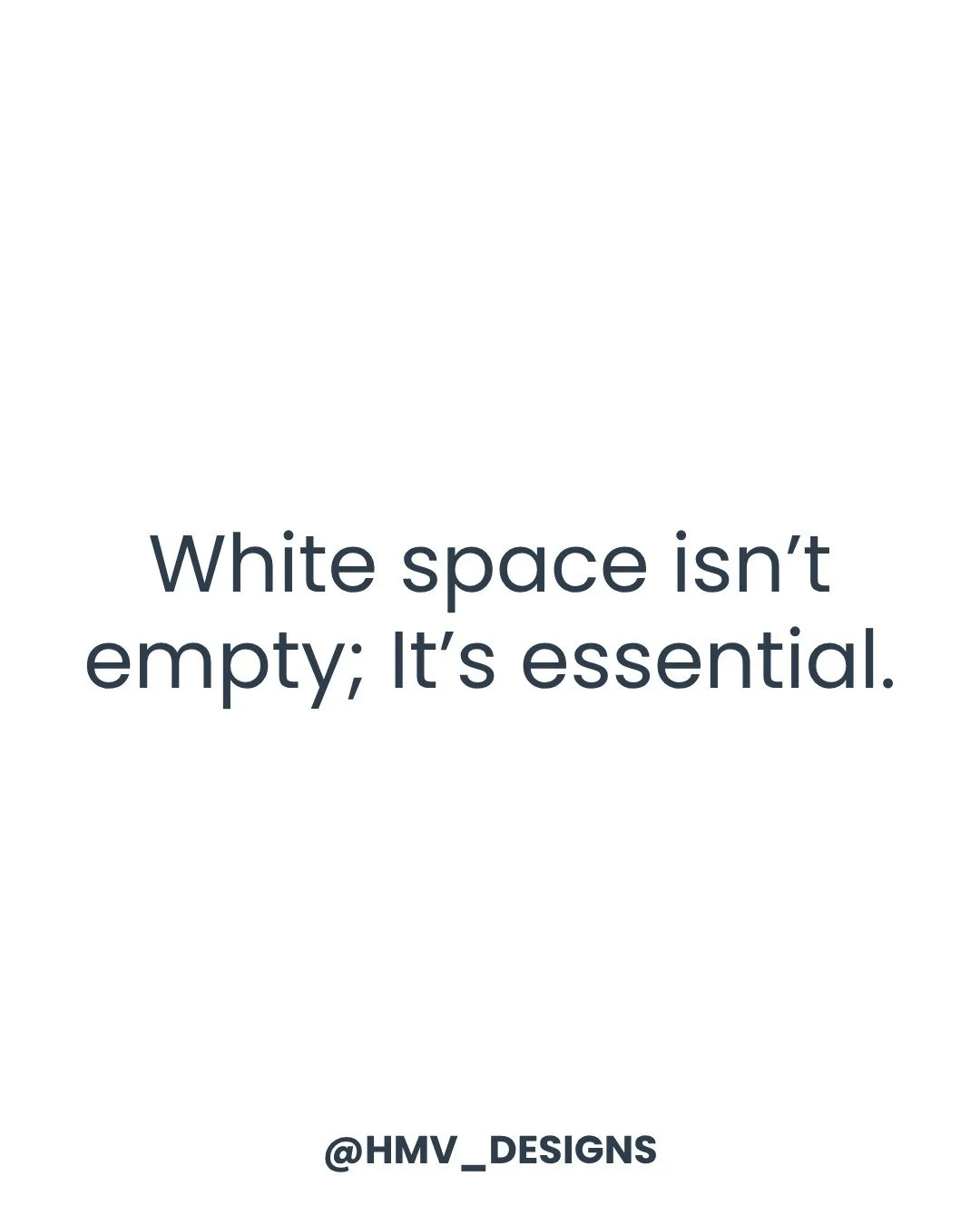 Clutter &ne; creativity.⁠
⁠
Crowded layouts feel chaotic and overwhelming. But when you use white space (aka negative space) with intention, your design breathes&mdash;and so does your audience.⁠
⁠
Think minimal, not messy.⁠
⁠
✨ Clean. Clear. Compell