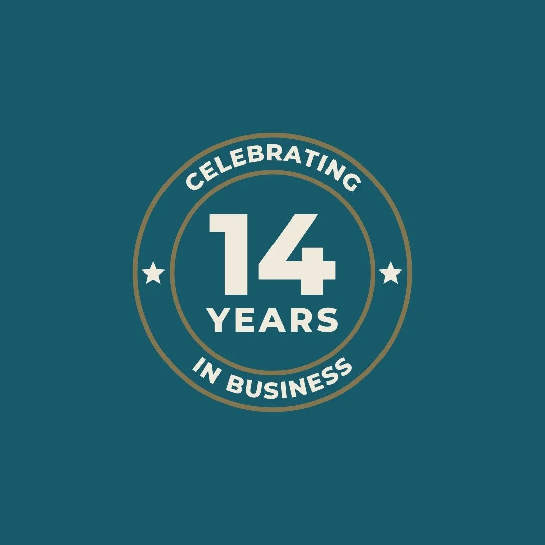 Celebrating 14 Years of Growth and Gratitude ⁠
⁠
✨ Today, I&rsquo;m celebrating 14 years of HMV Designs&mdash;a journey that began as a dream in my college dorm and has blossomed into a nationally recognized, award-winning business. 🎉⁠
⁠
From those 