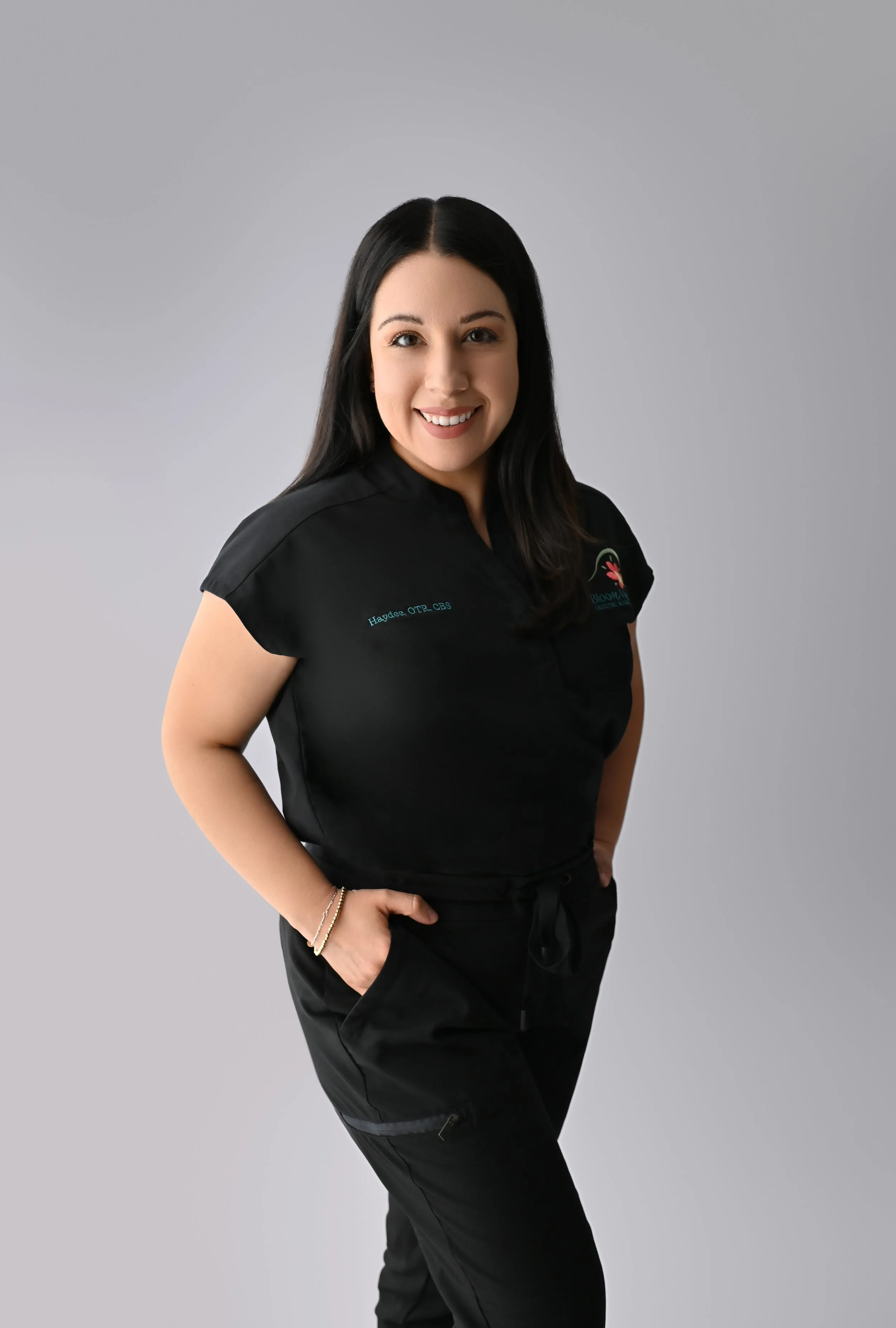 Haydee Medrano is a co-owner of Bloom Her Path, an occupational therapy clinic in Corpus Christi Texas that focuses on feeding, lactation, and pelvic floor therapy