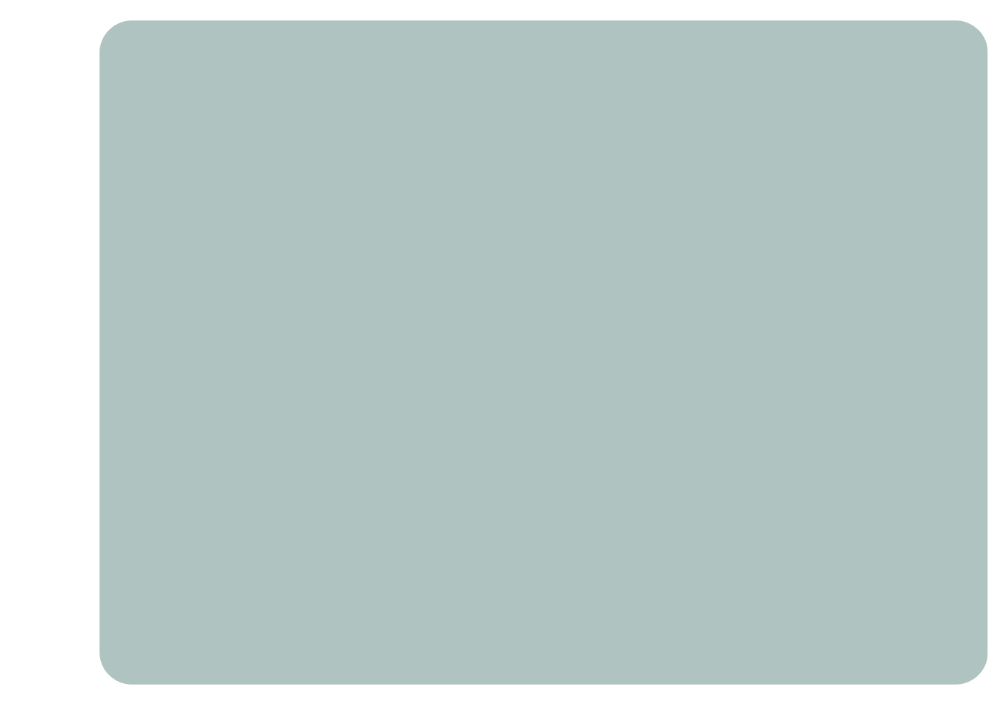 Sage green square on background for Bloom Her Path in Corpus Christi, TX specializing in infant feeding & lactation