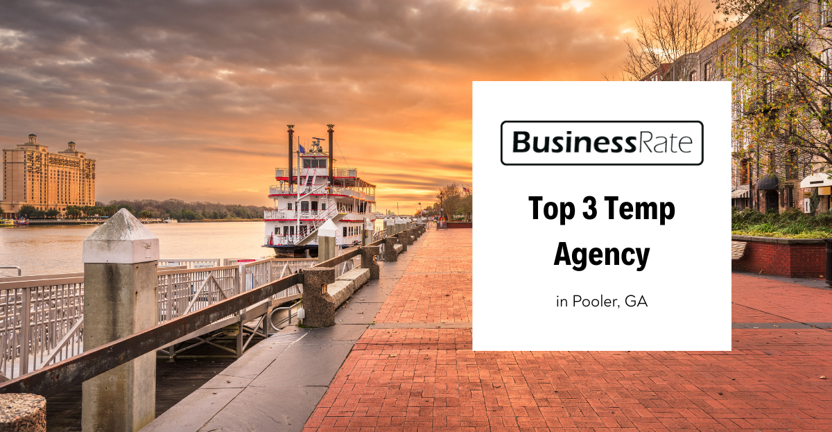TeamWRX Savannah Recognized as Top 3 Temp Agency in Pooler for 2025