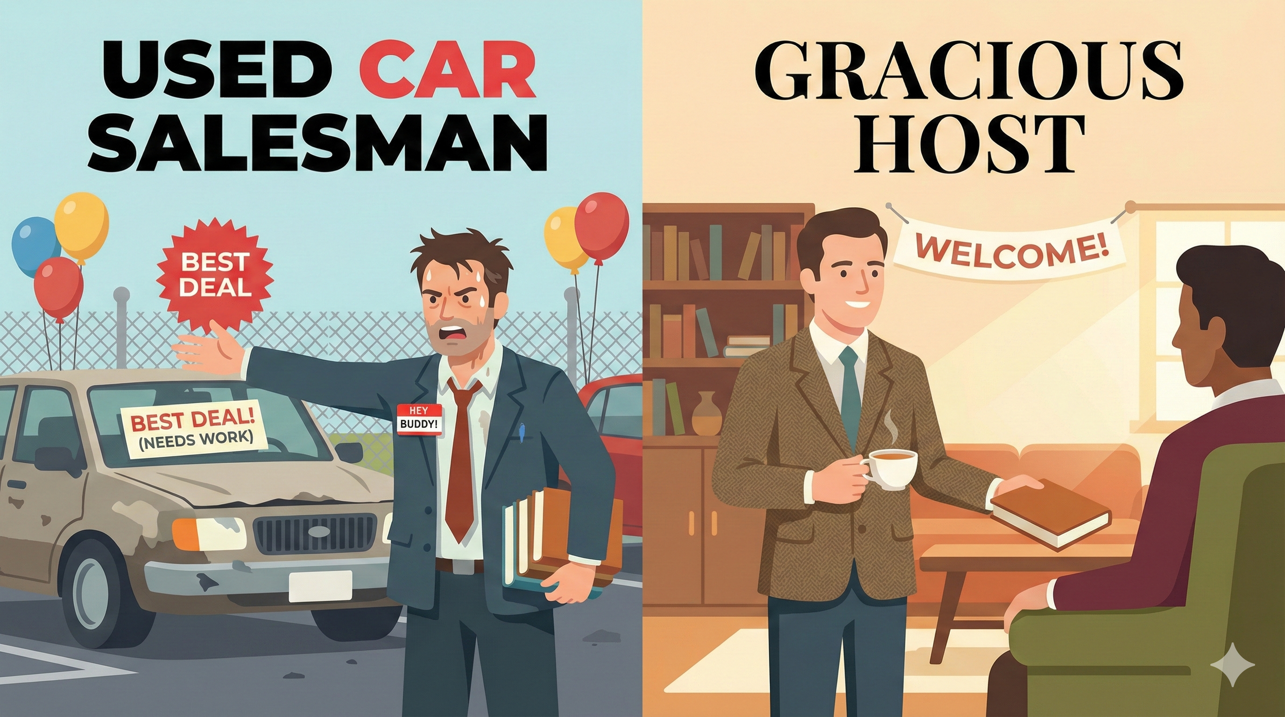 You're Not a Salesperson, You're a Host