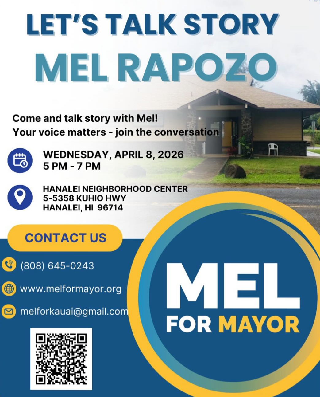 TALK STORY w/ Mel Rapozo